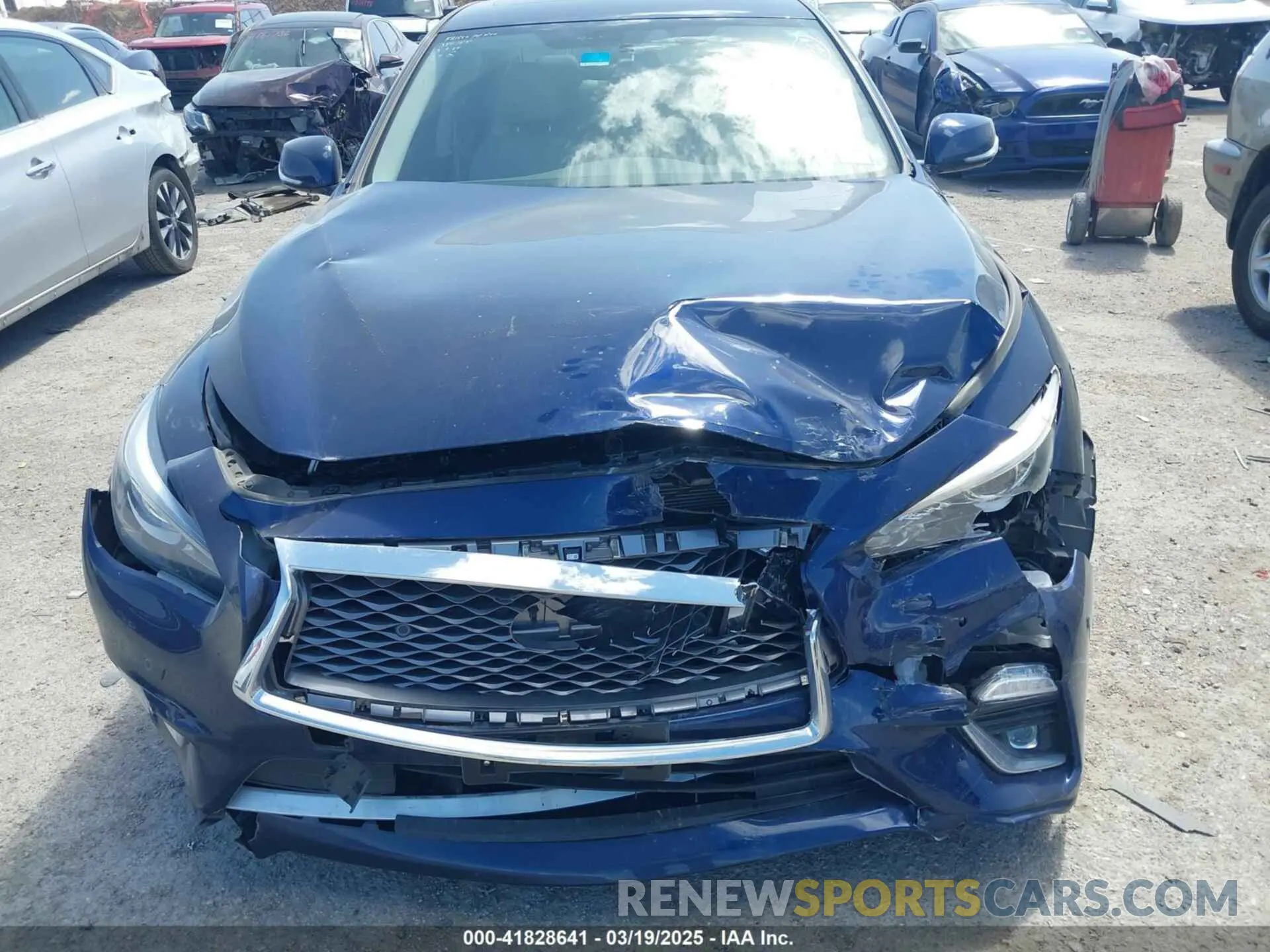 6 Photograph of a damaged car JN1EV7BP8RM601742 INFINITI Q50 2024