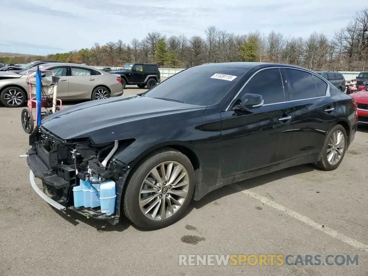 1 Photograph of a damaged car JN1EV7BR6RM630450 INFINITI Q50 2024