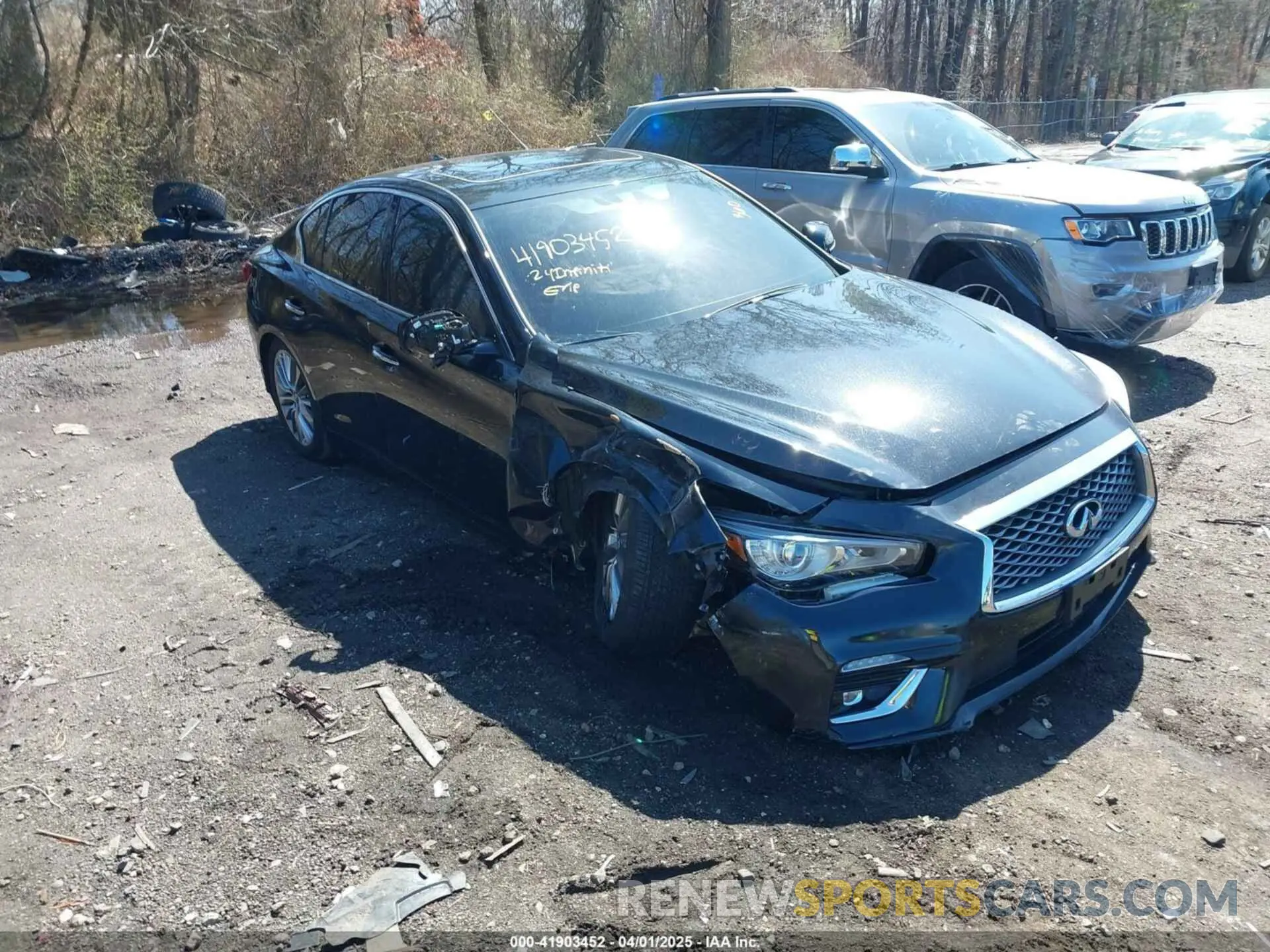 1 Фотография поврежденного автомобиля JN1EV7BR6RM632411 INFINITI Q50 2024