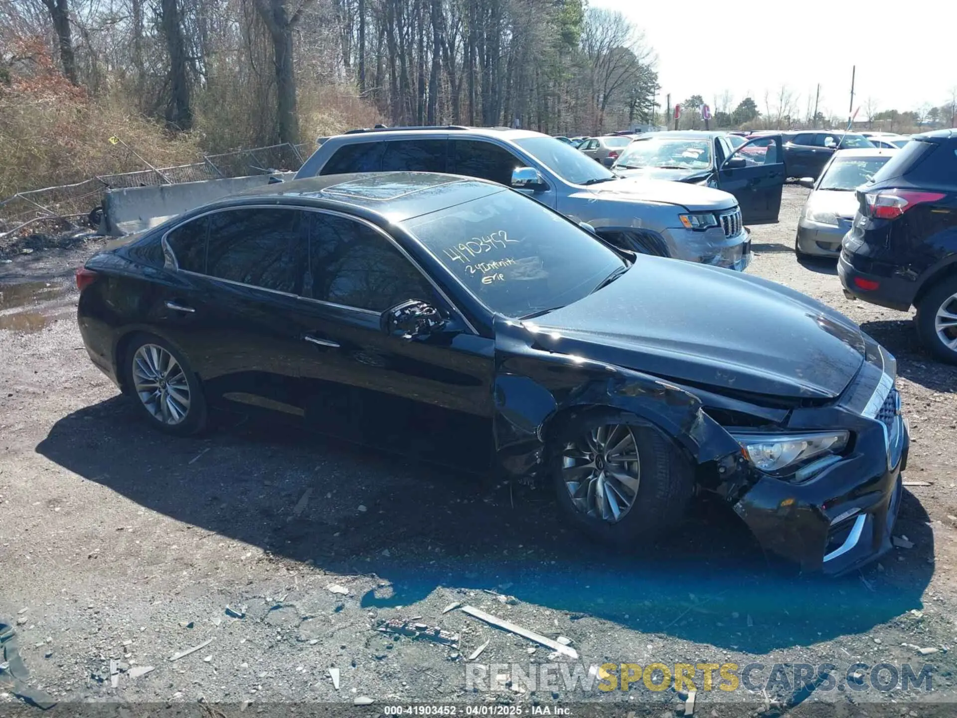13 Фотография поврежденного автомобиля JN1EV7BR6RM632411 INFINITI Q50 2024