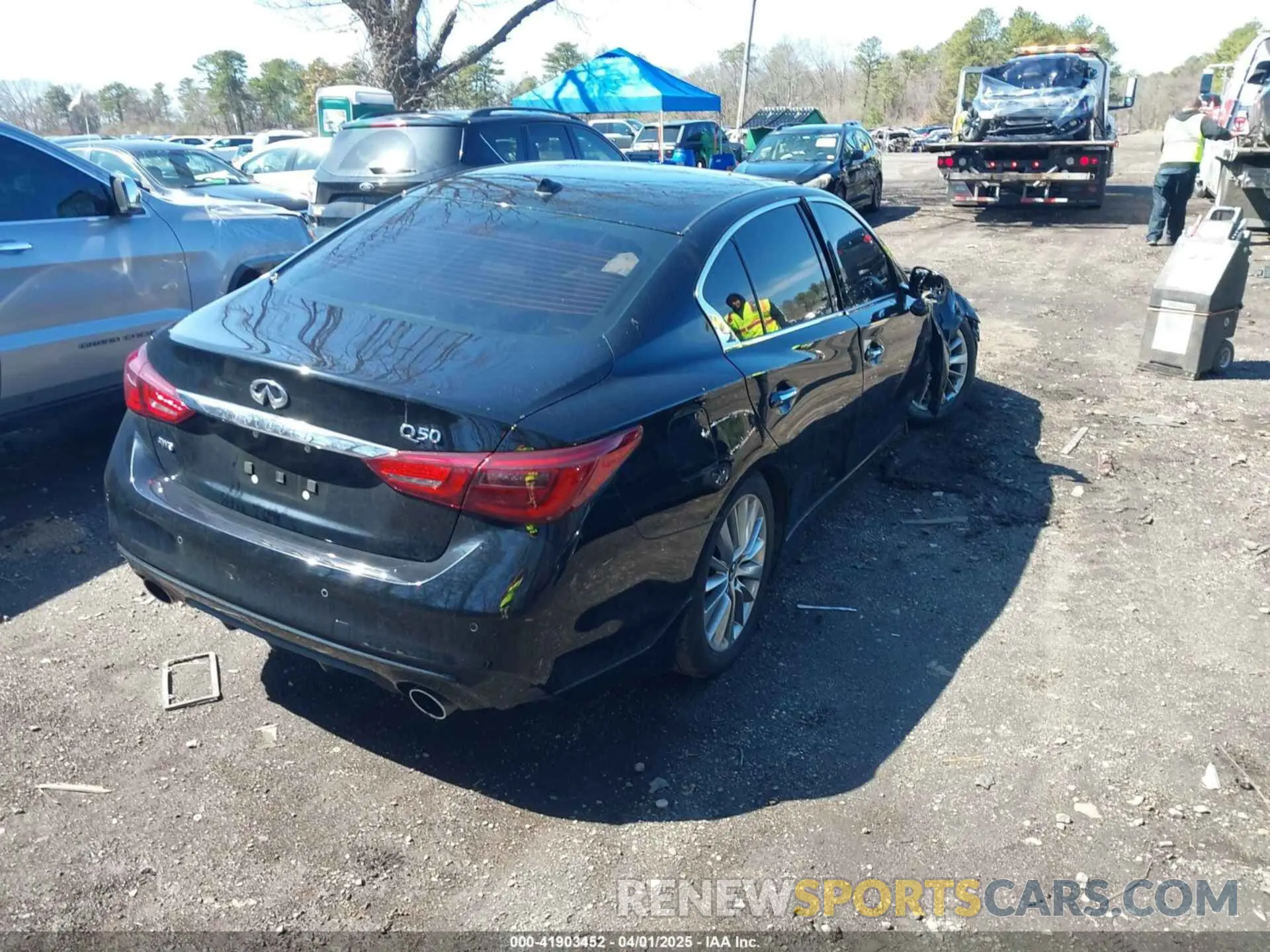 4 Фотография поврежденного автомобиля JN1EV7BR6RM632411 INFINITI Q50 2024
