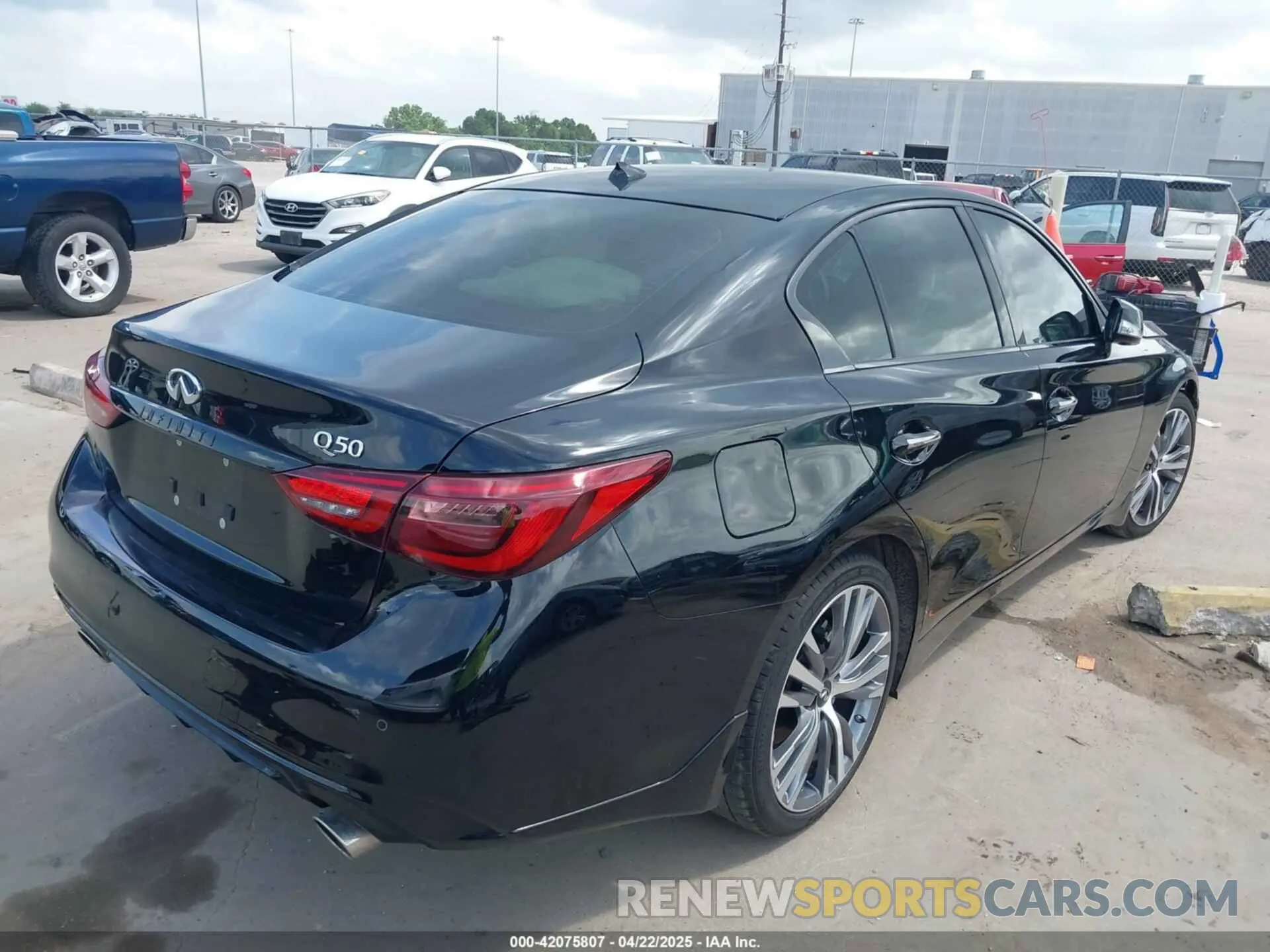4 Фотография поврежденного автомобиля JN1EV7CP7RM600256 INFINITI Q50 2024