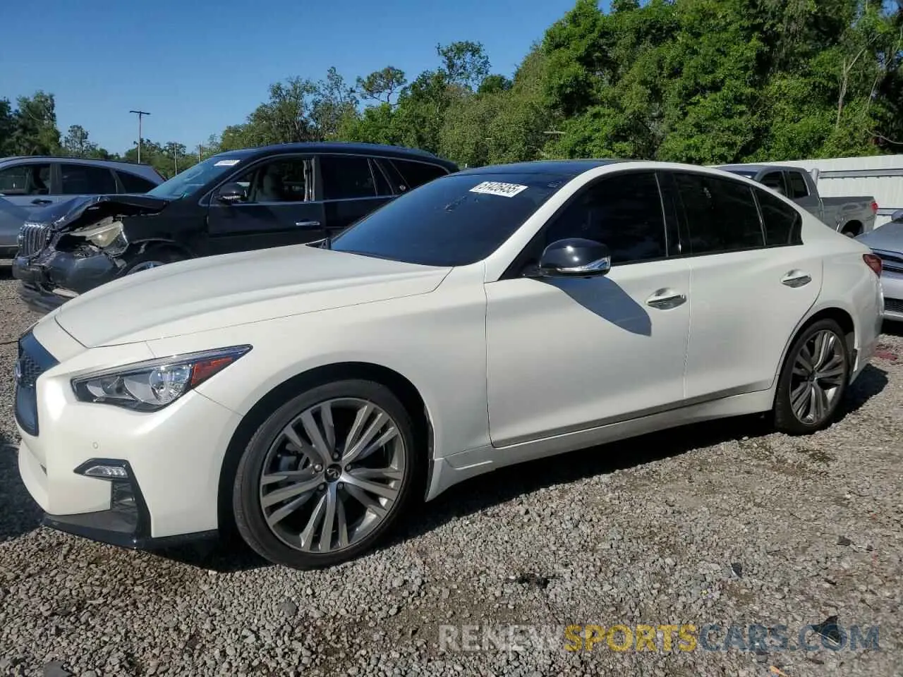 1 Photograph of a damaged car JN1EV7CR8RM631212 INFINITI Q50 2024