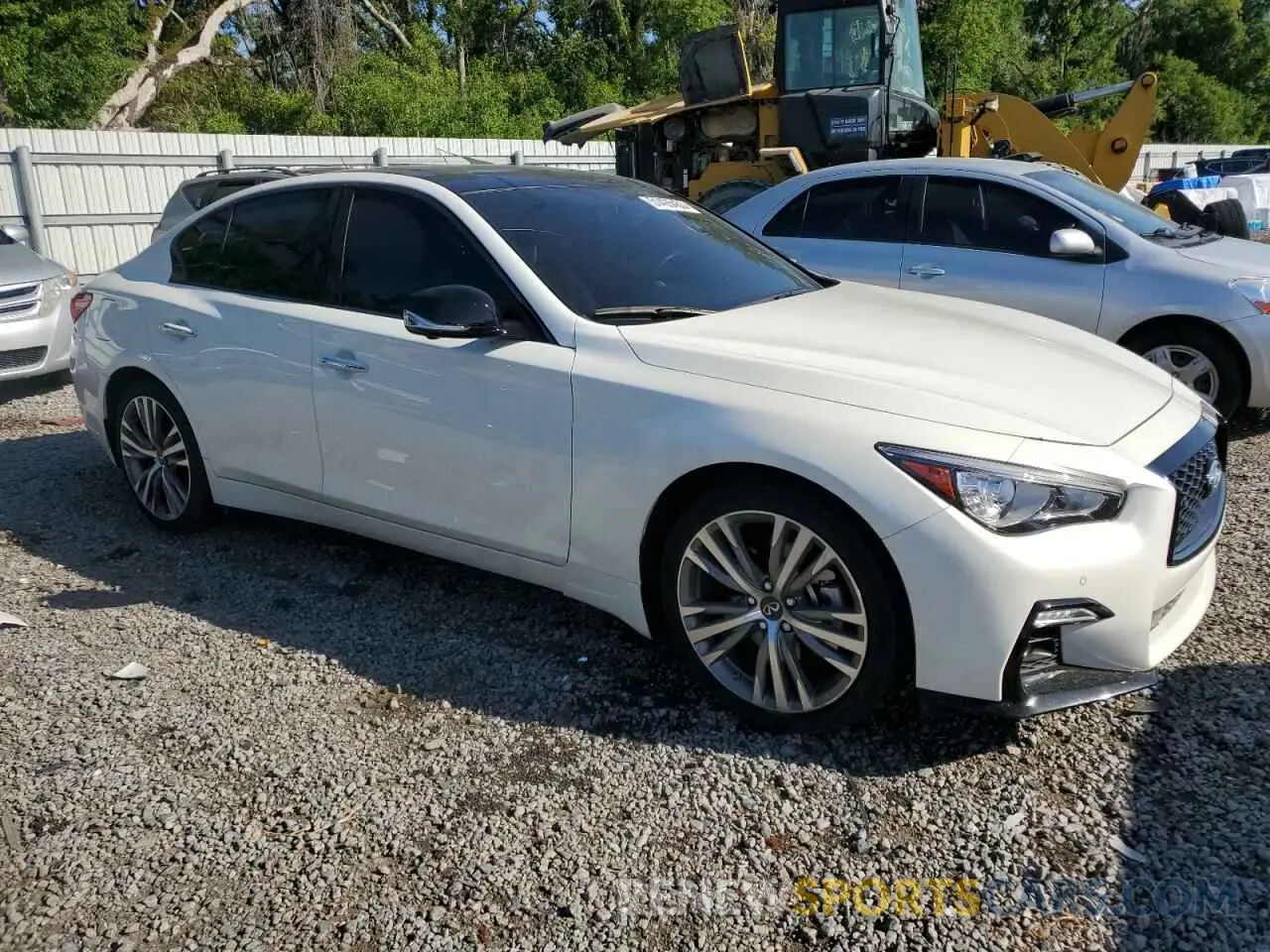 4 Photograph of a damaged car JN1EV7CR8RM631212 INFINITI Q50 2024