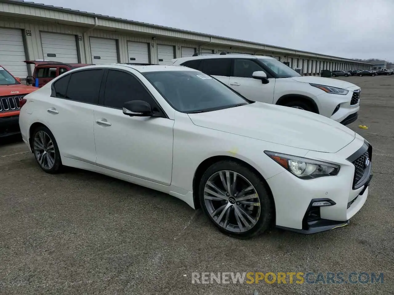 4 Photograph of a damaged car JN1EV7CR8RM632294 INFINITI Q50 2024