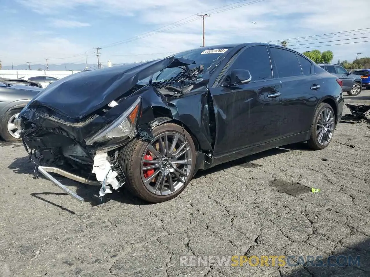 1 Photograph of a damaged car JN1FV7DPXRM660289 INFINITI Q50 2024