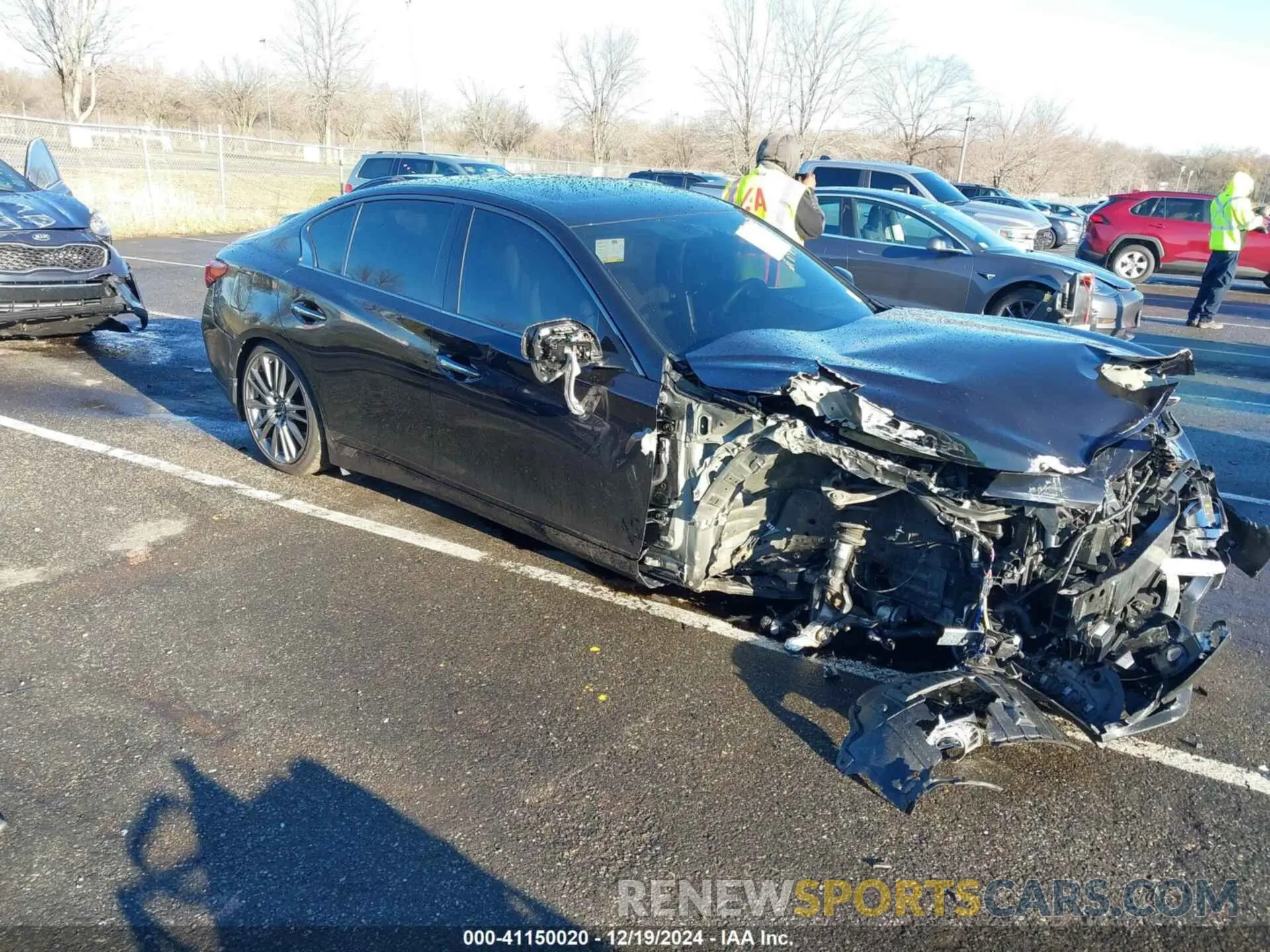 1 Фотография поврежденного автомобиля JN1FV7DR5RM680385 INFINITI Q50 2024
