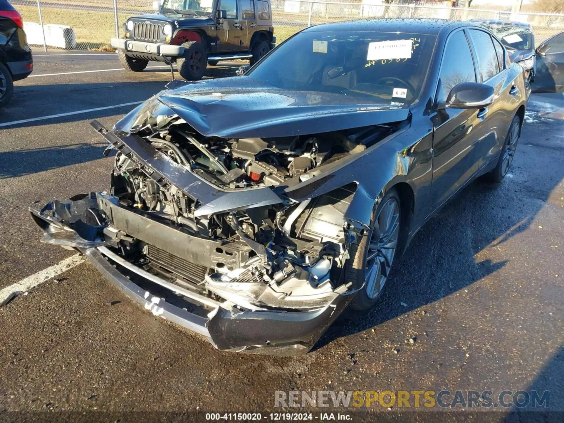 6 Фотография поврежденного автомобиля JN1FV7DR5RM680385 INFINITI Q50 2024