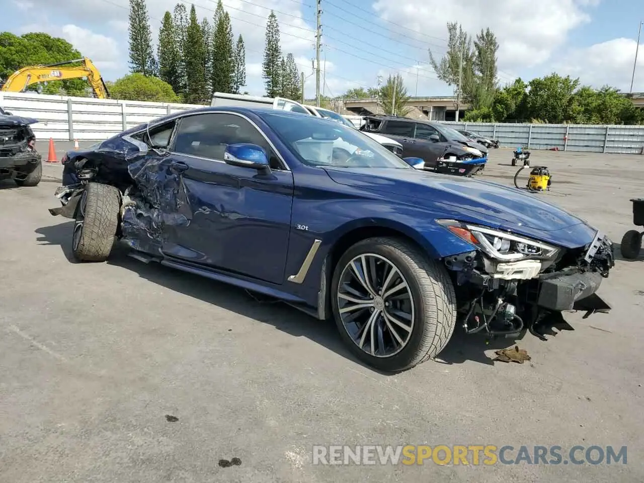 4 Фотография поврежденного автомобиля JN1EV7EK3KM231094 INFINITI Q60 2019