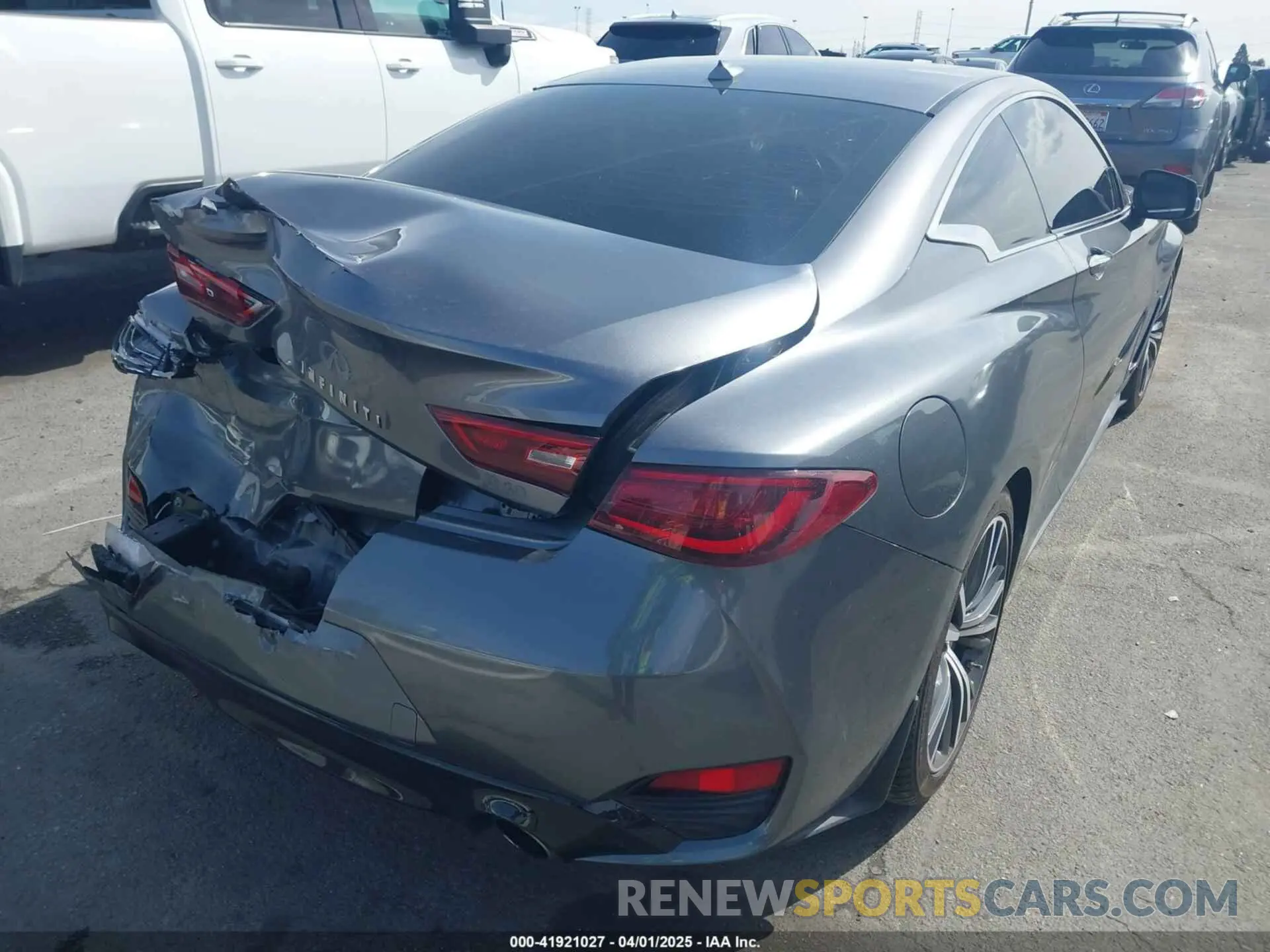 4 Фотография поврежденного автомобиля JN1EV7EK4KM230715 INFINITI Q60 2019