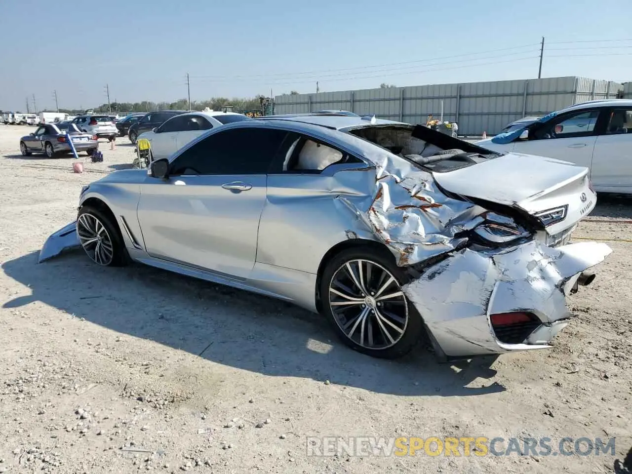 2 Photograph of a damaged car JN1EV7EK6KM230909 INFINITI Q60 2019