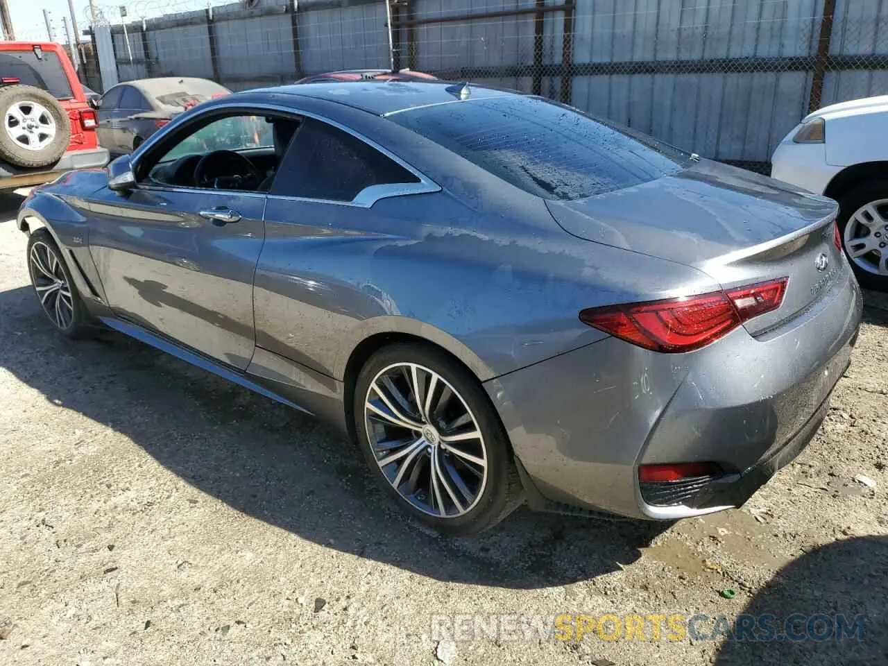 2 Photograph of a damaged car JN1EV7EK8KM230880 INFINITI Q60 2019