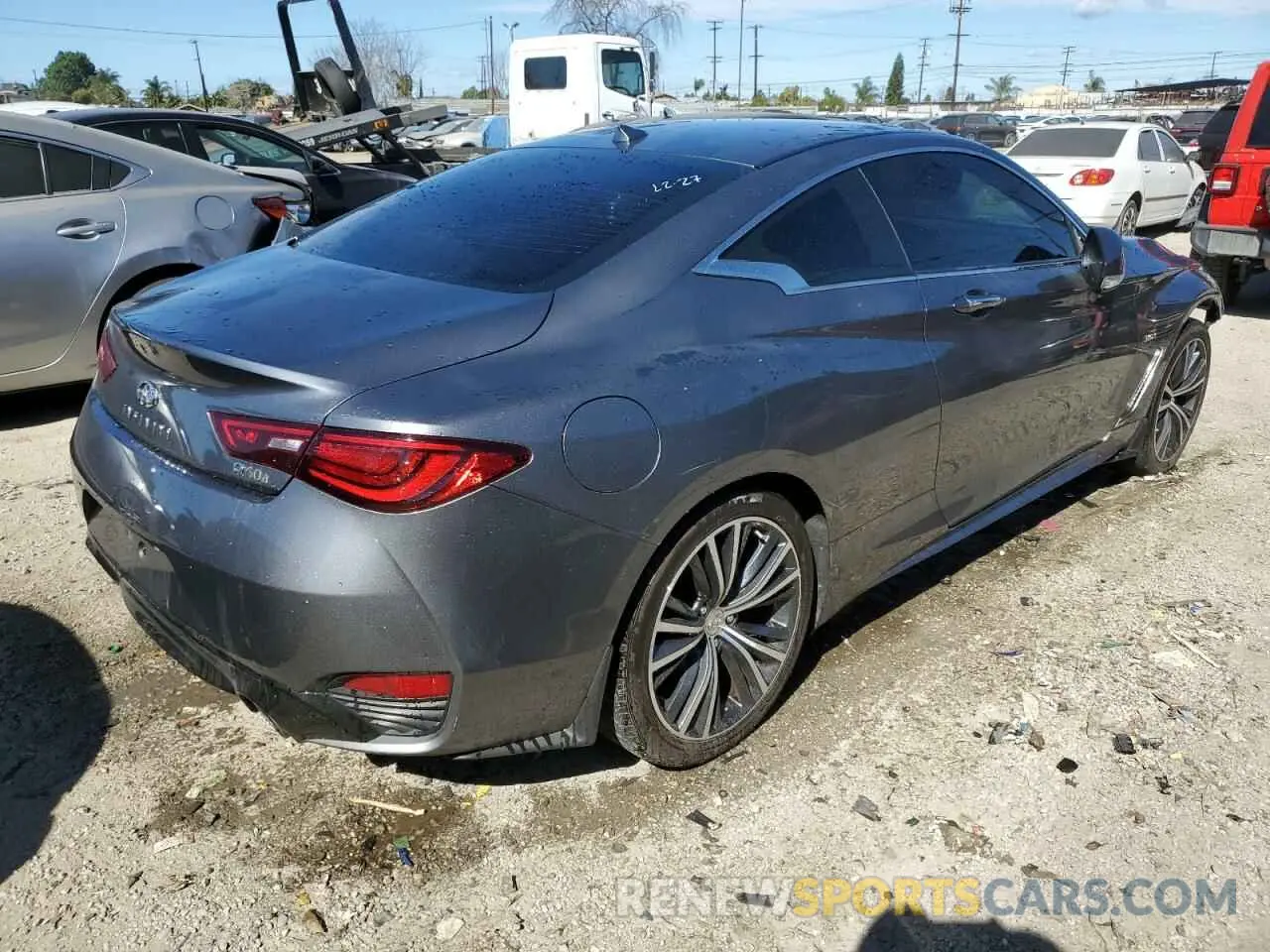 3 Photograph of a damaged car JN1EV7EK8KM230880 INFINITI Q60 2019
