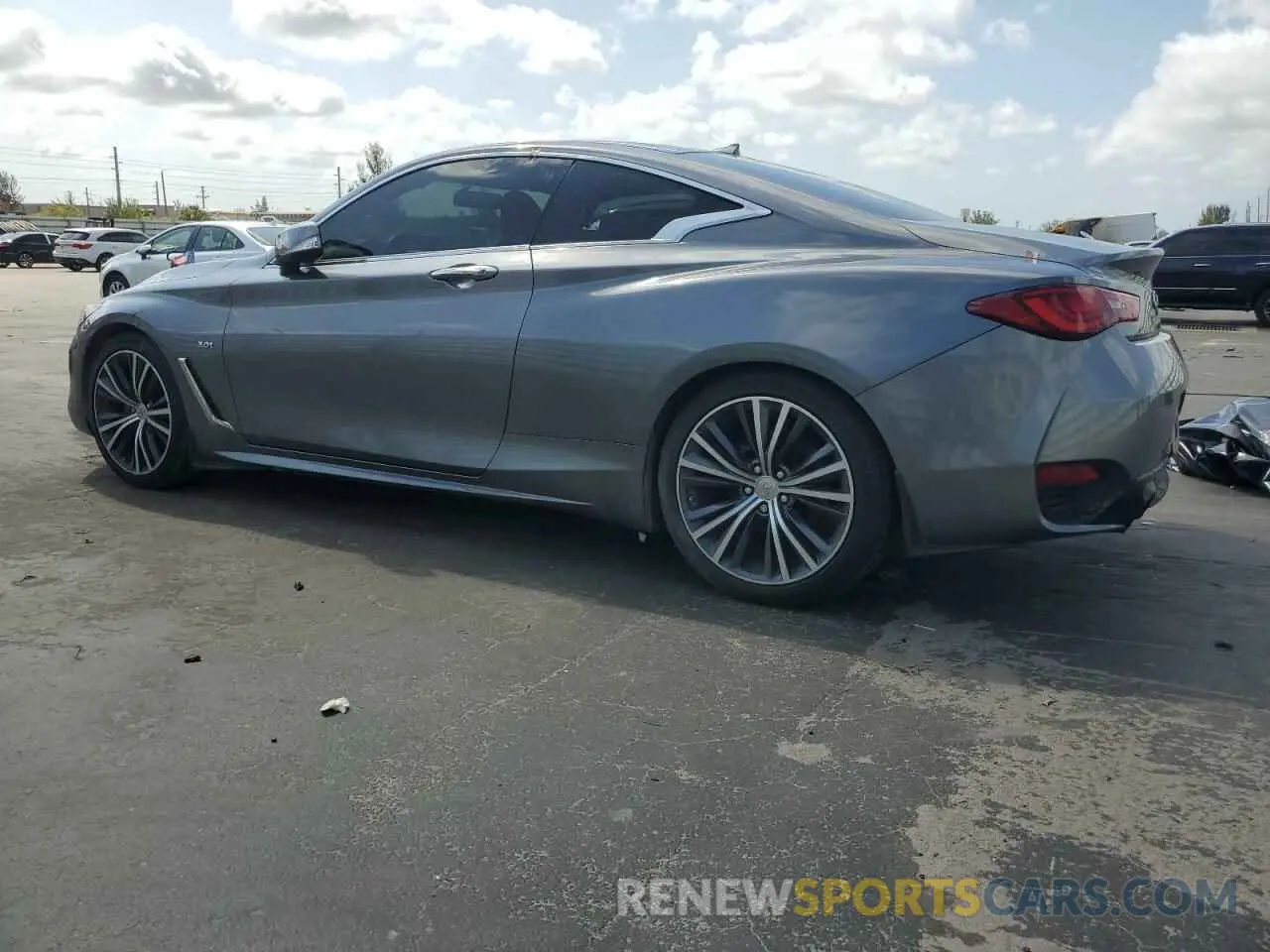 2 Photograph of a damaged car JN1EV7EK9KM231407 INFINITI Q60 2019