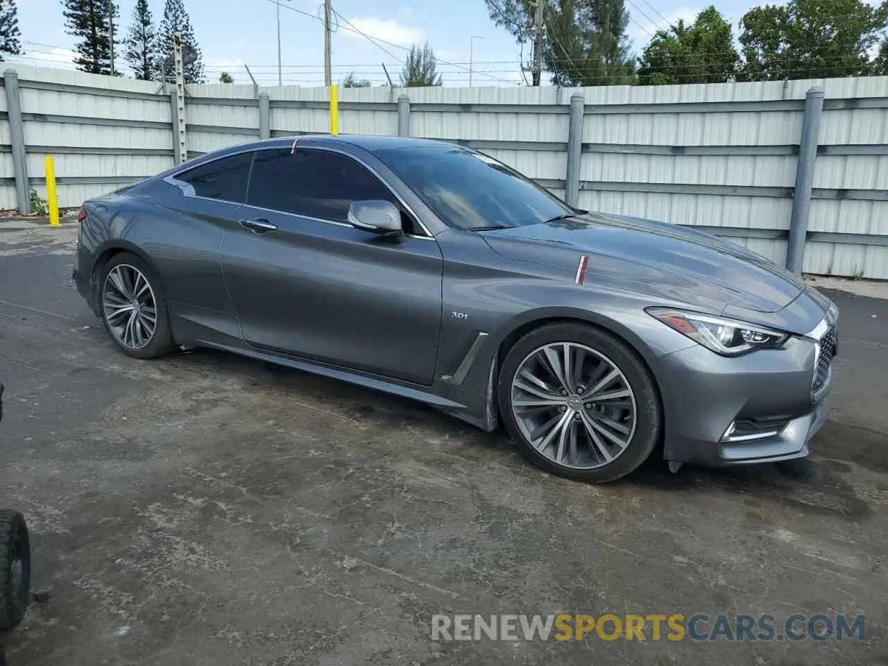 4 Photograph of a damaged car JN1EV7EK9KM231407 INFINITI Q60 2019