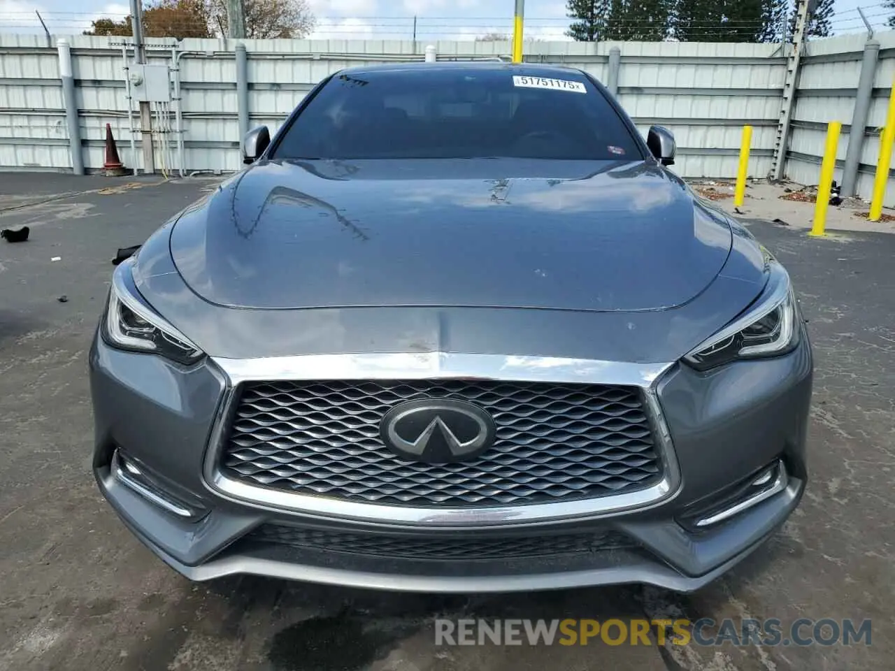 5 Photograph of a damaged car JN1EV7EK9KM231407 INFINITI Q60 2019