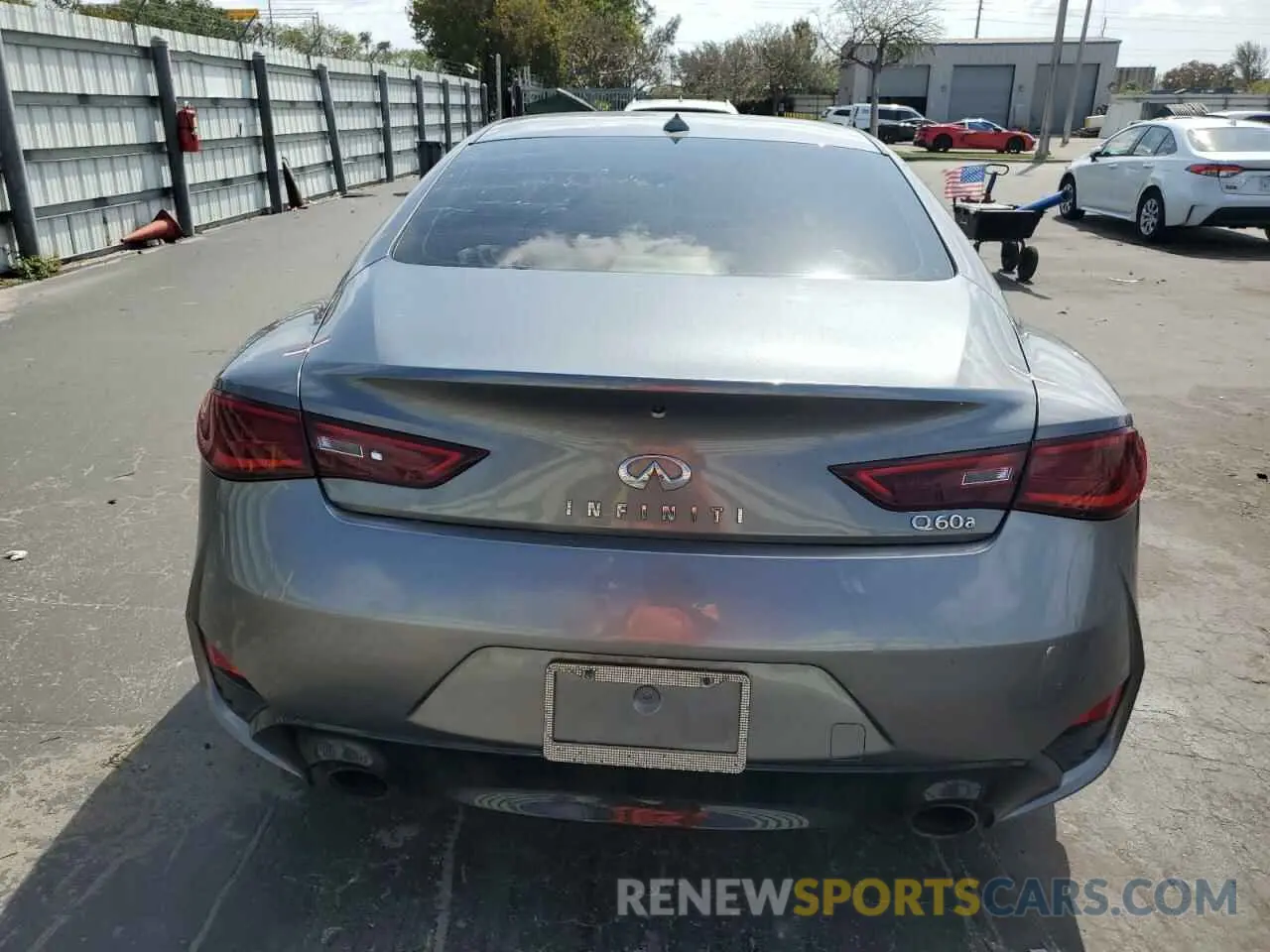 6 Photograph of a damaged car JN1EV7EK9KM231407 INFINITI Q60 2019