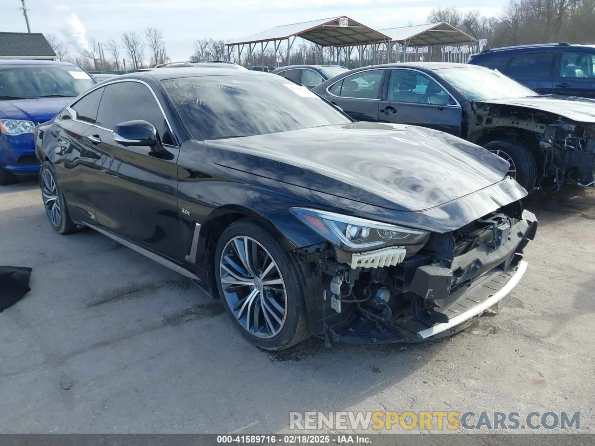 1 Фотография поврежденного автомобиля JN1EV7EL0KM291021 INFINITI Q60 2019