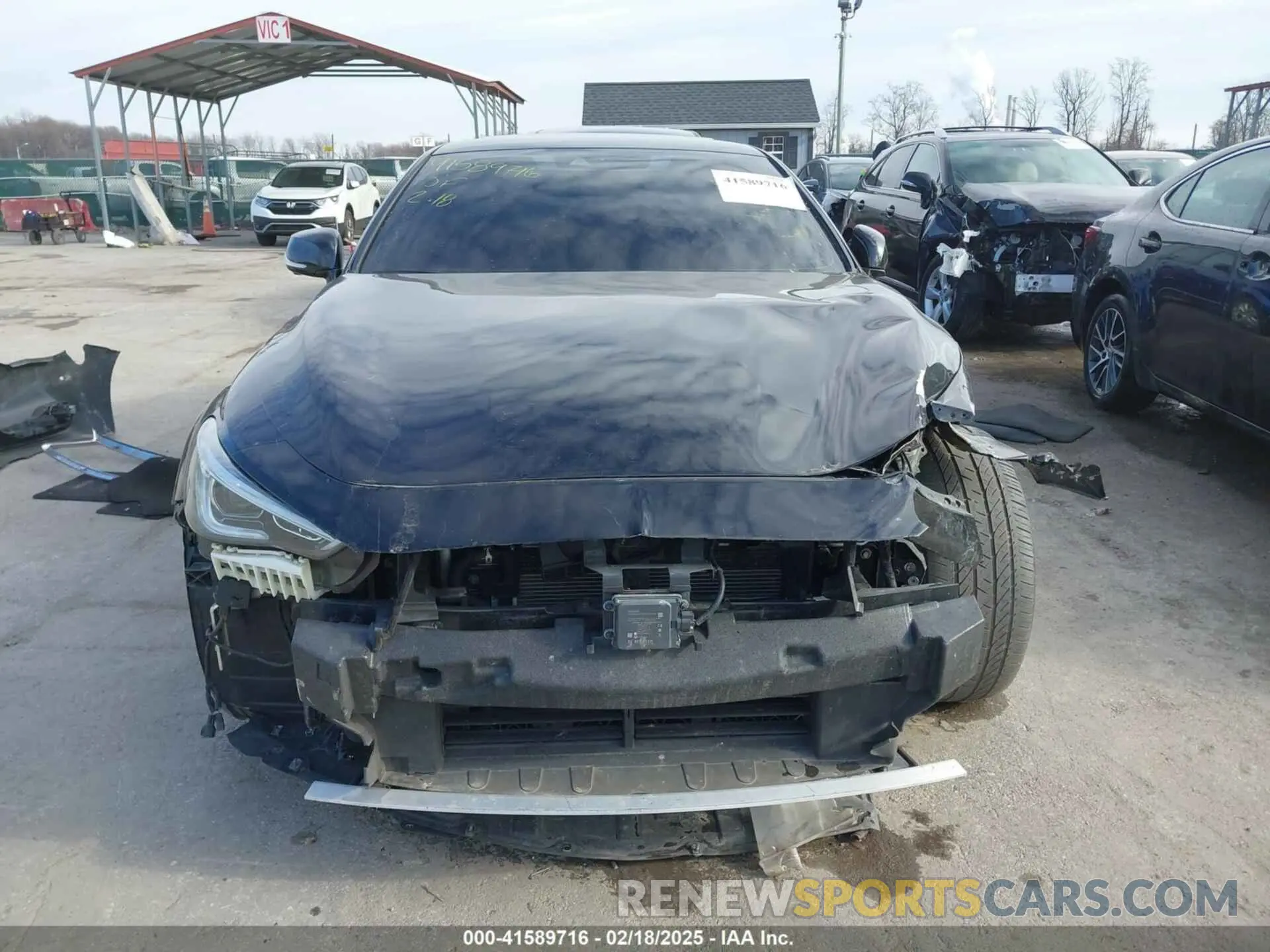 13 Фотография поврежденного автомобиля JN1EV7EL0KM291021 INFINITI Q60 2019