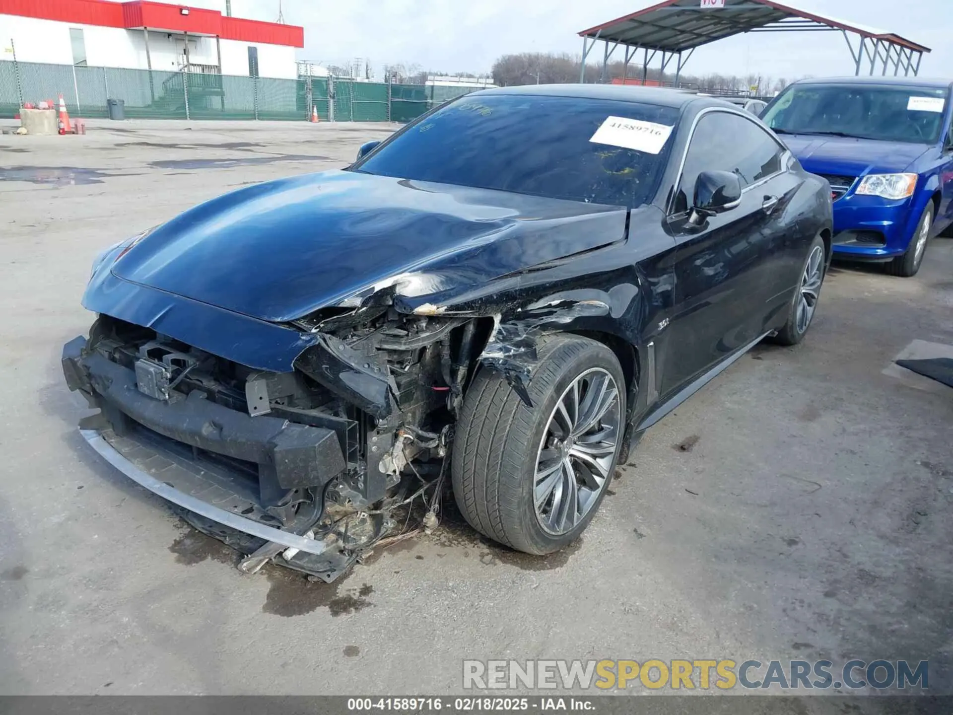 2 Фотография поврежденного автомобиля JN1EV7EL0KM291021 INFINITI Q60 2019
