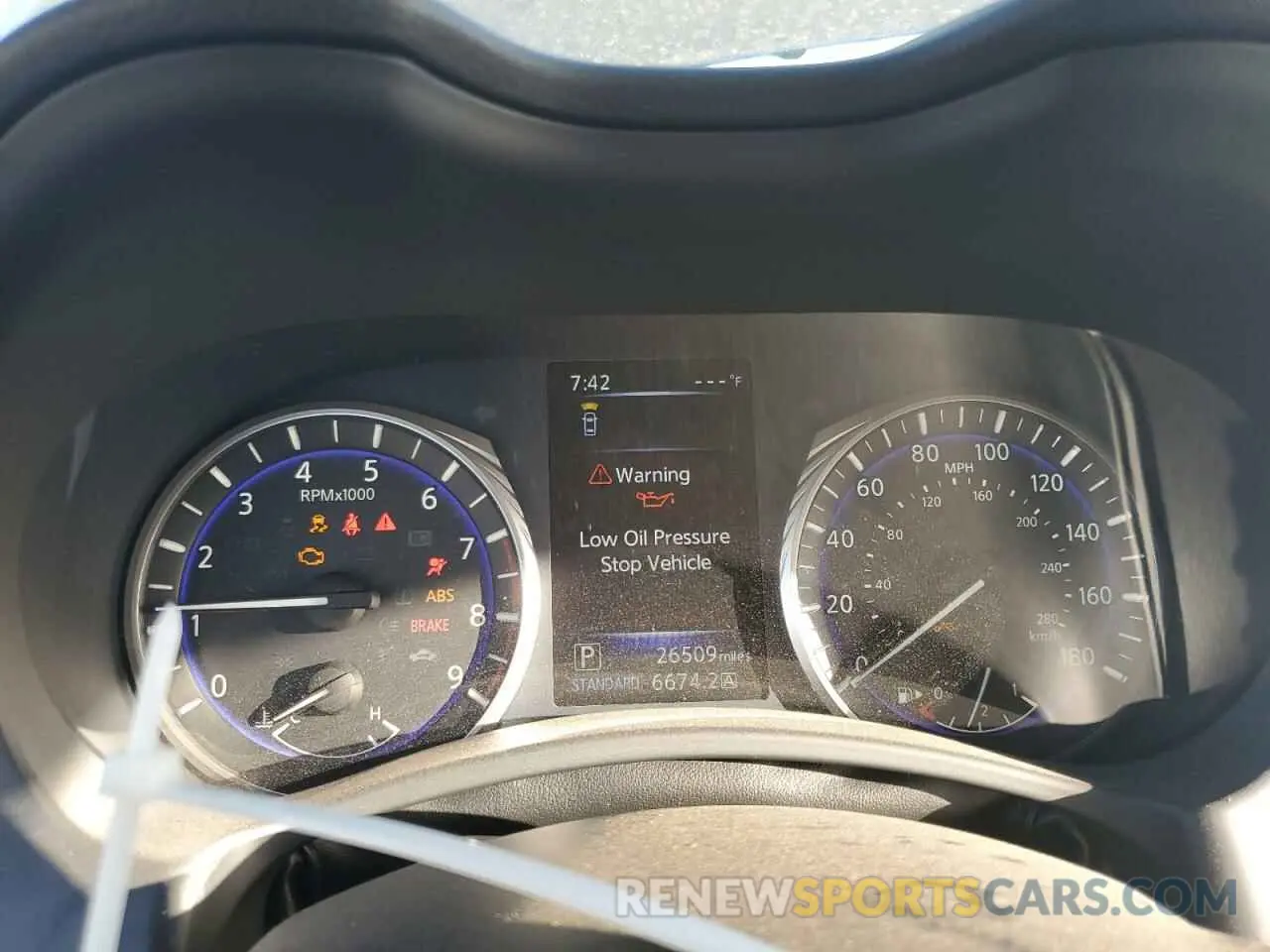 9 Photograph of a damaged car JN1EV7EL3KM291014 INFINITI Q60 2019