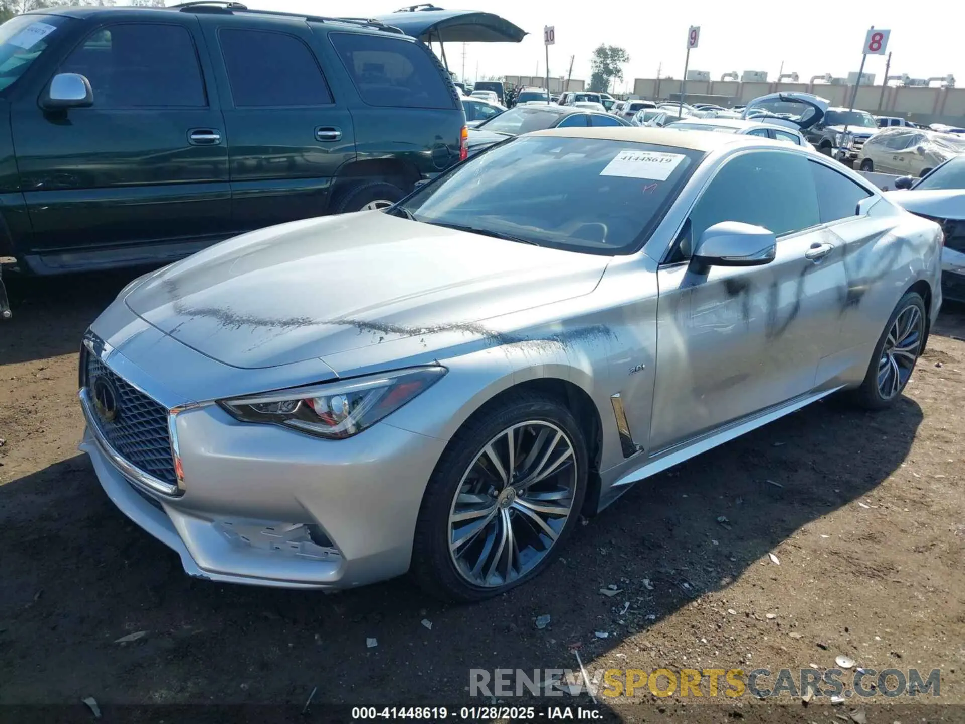 2 Фотография поврежденного автомобиля JN1EV7EL8KM290604 INFINITI Q60 2019