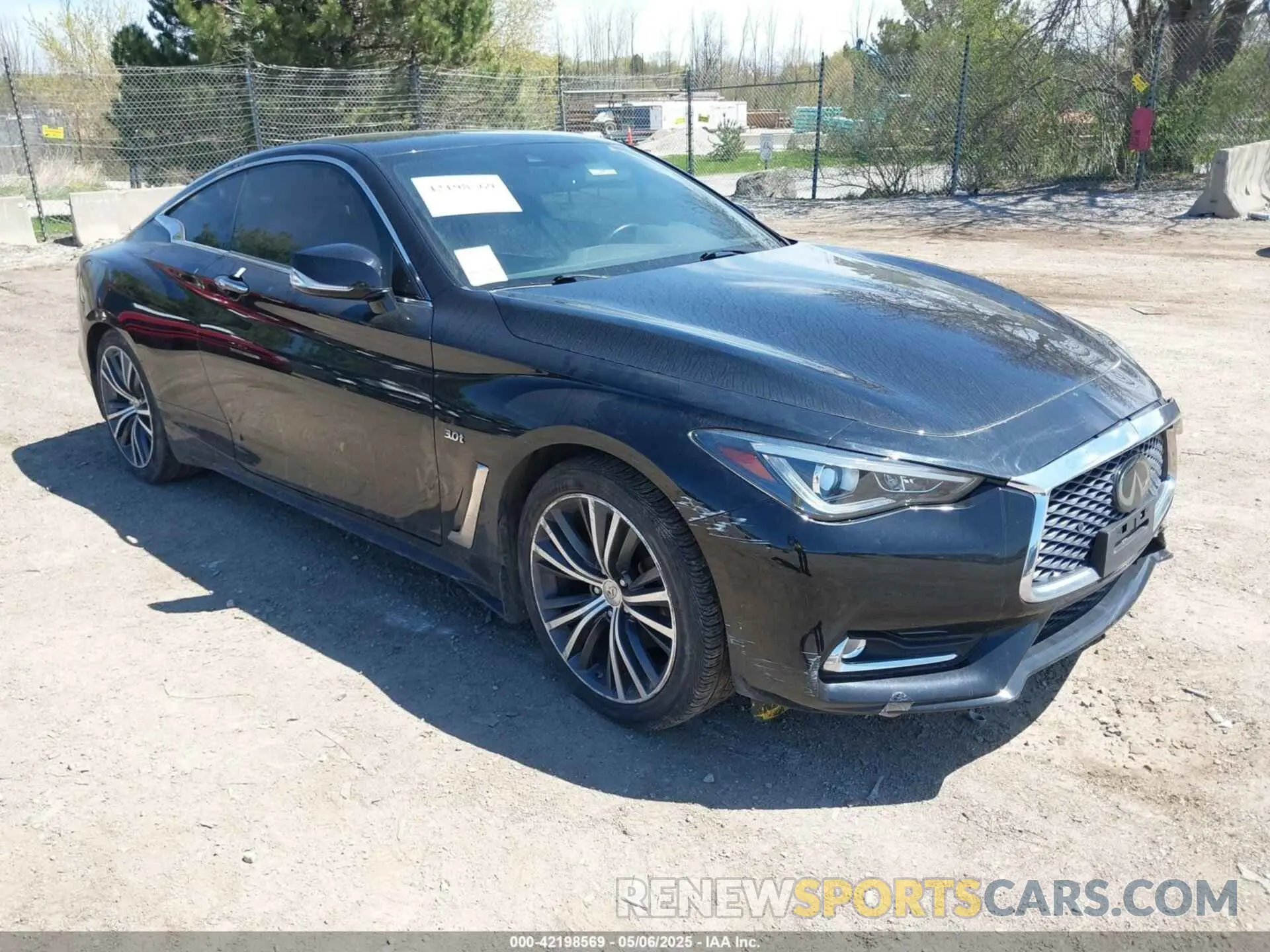 1 Photograph of a damaged car JN1EV7EL9KM290238 INFINITI Q60 2019