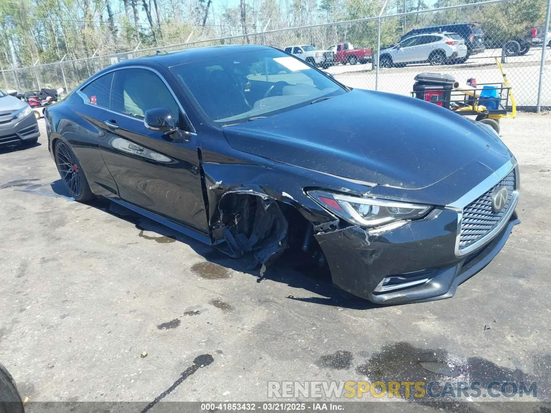 1 Photograph of a damaged car JN1FV7EK8KM360436 INFINITI Q60 2019