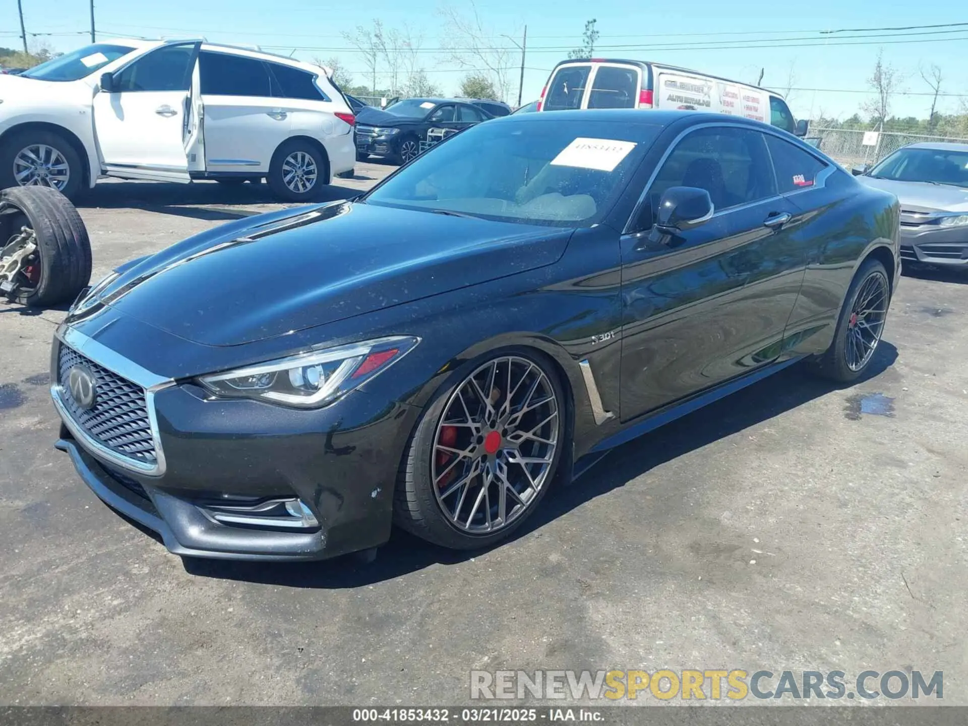 2 Photograph of a damaged car JN1FV7EK8KM360436 INFINITI Q60 2019