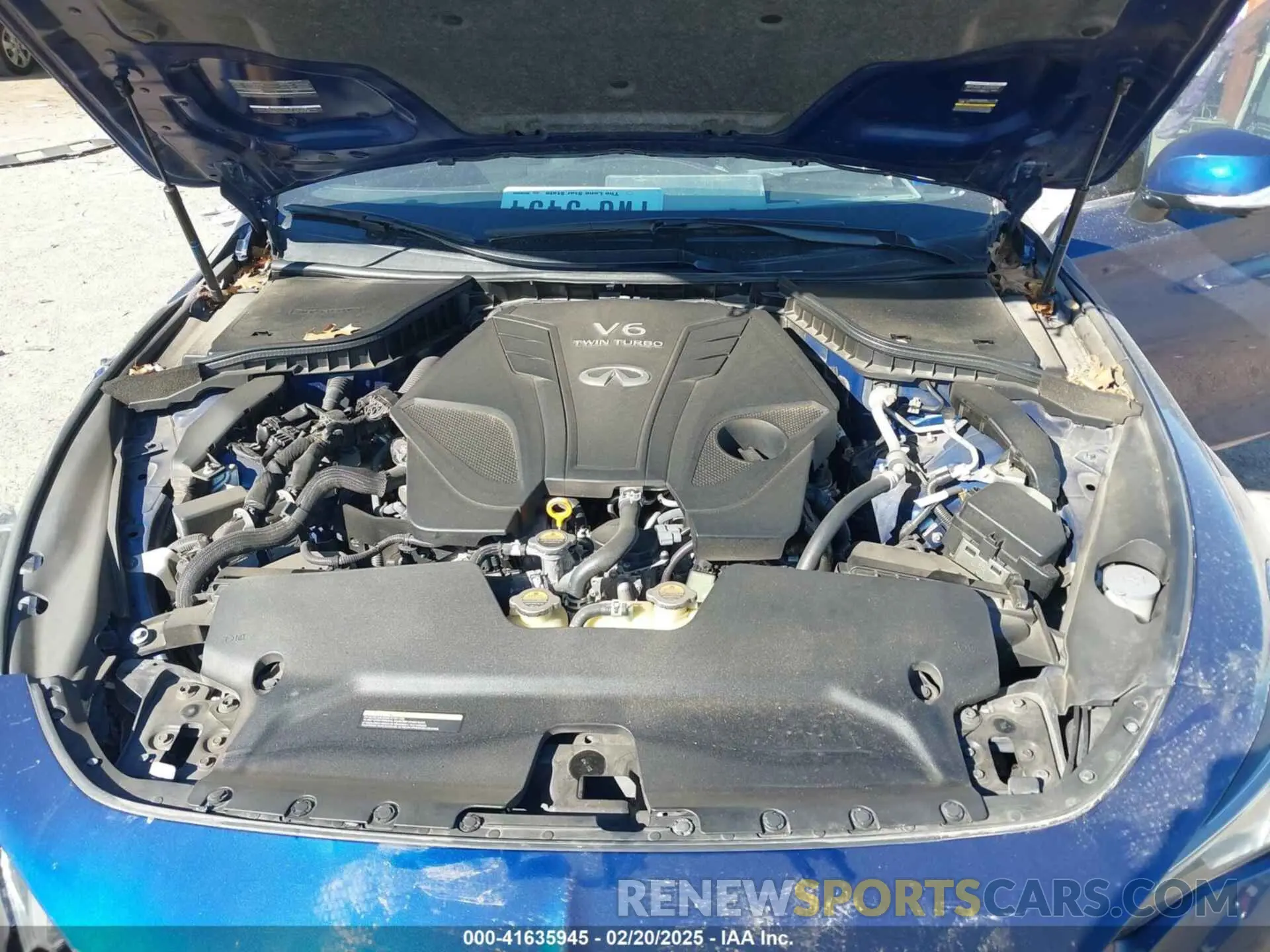 10 Photograph of a damaged car JN1EV7EK0LM341134 INFINITI Q60 2020