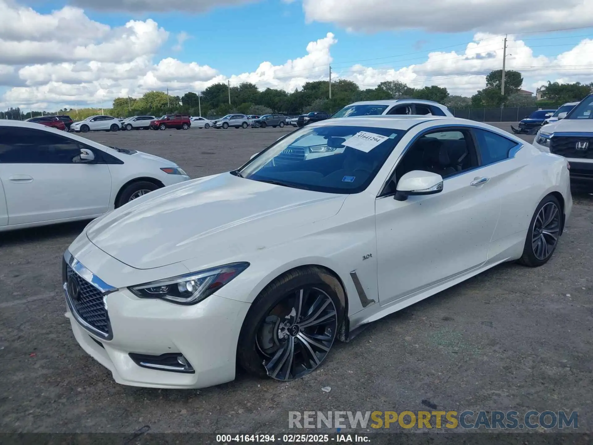 2 Фотография поврежденного автомобиля JN1EV7EK2LM340406 INFINITI Q60 2020