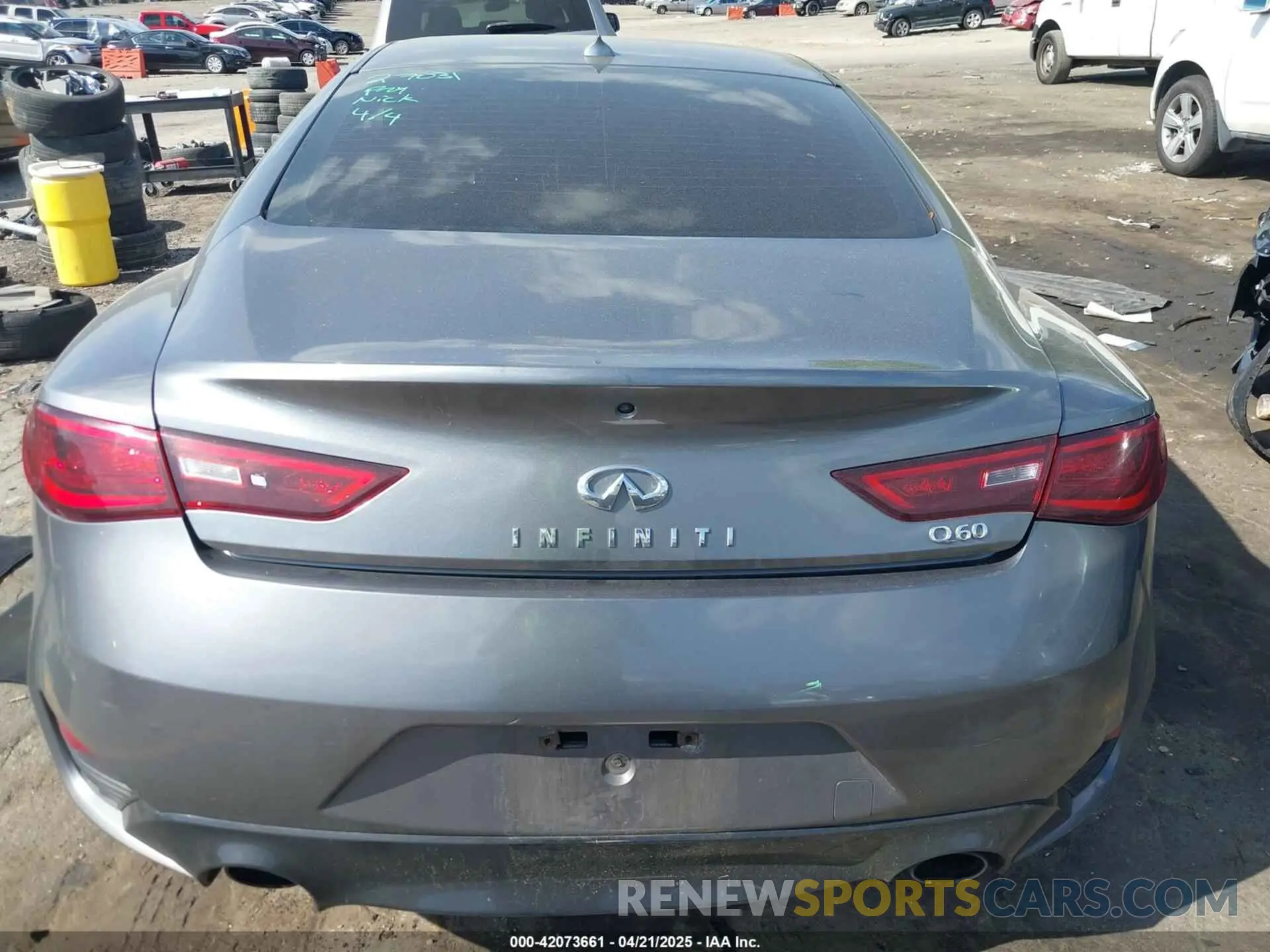 16 Фотография поврежденного автомобиля JN1EV7EK3LM341029 INFINITI Q60 2020