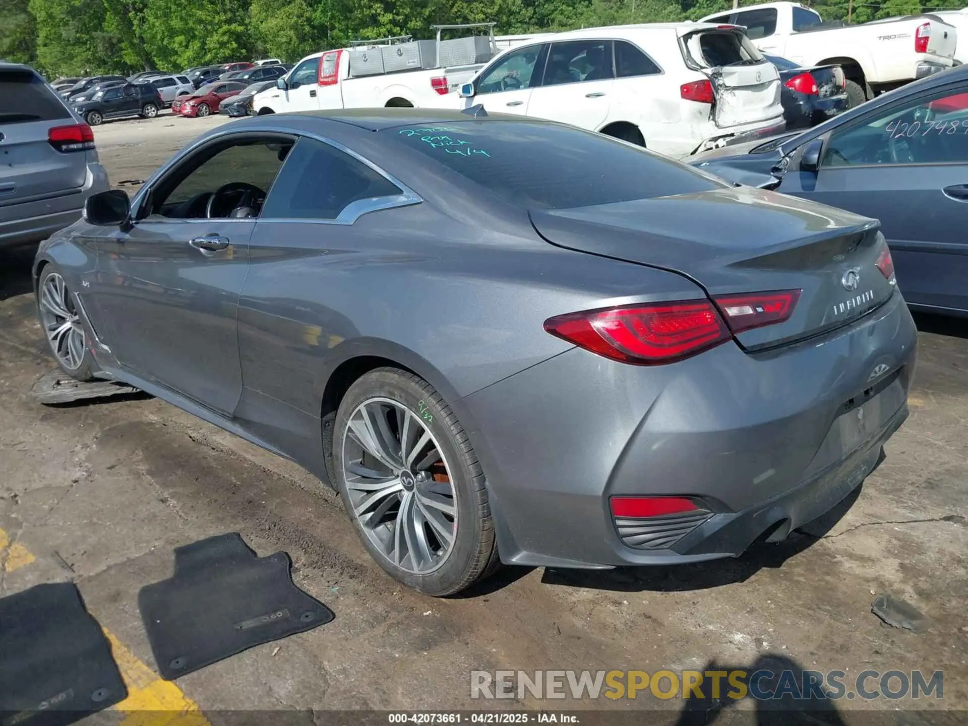 3 Фотография поврежденного автомобиля JN1EV7EK3LM341029 INFINITI Q60 2020