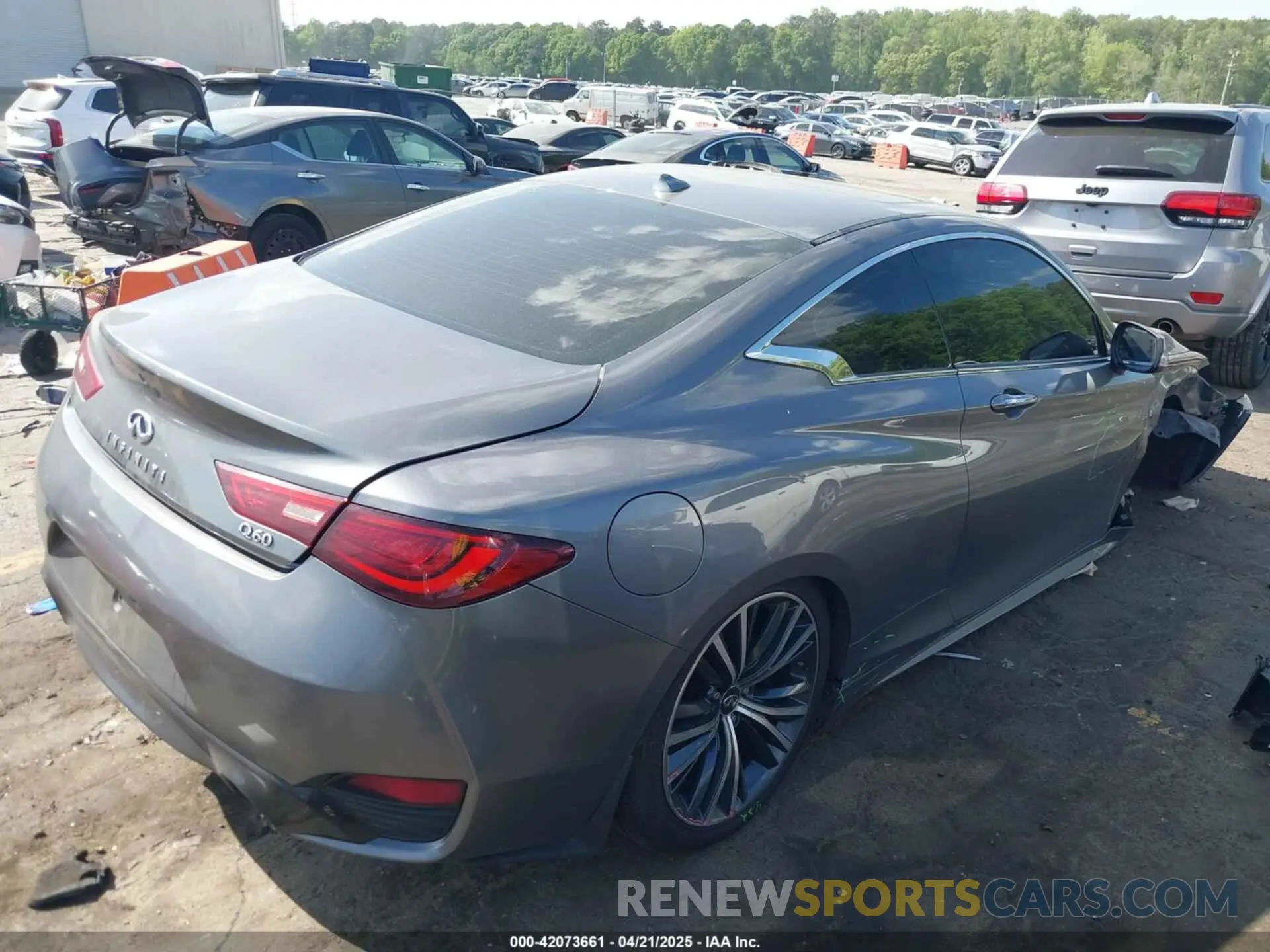 4 Фотография поврежденного автомобиля JN1EV7EK3LM341029 INFINITI Q60 2020