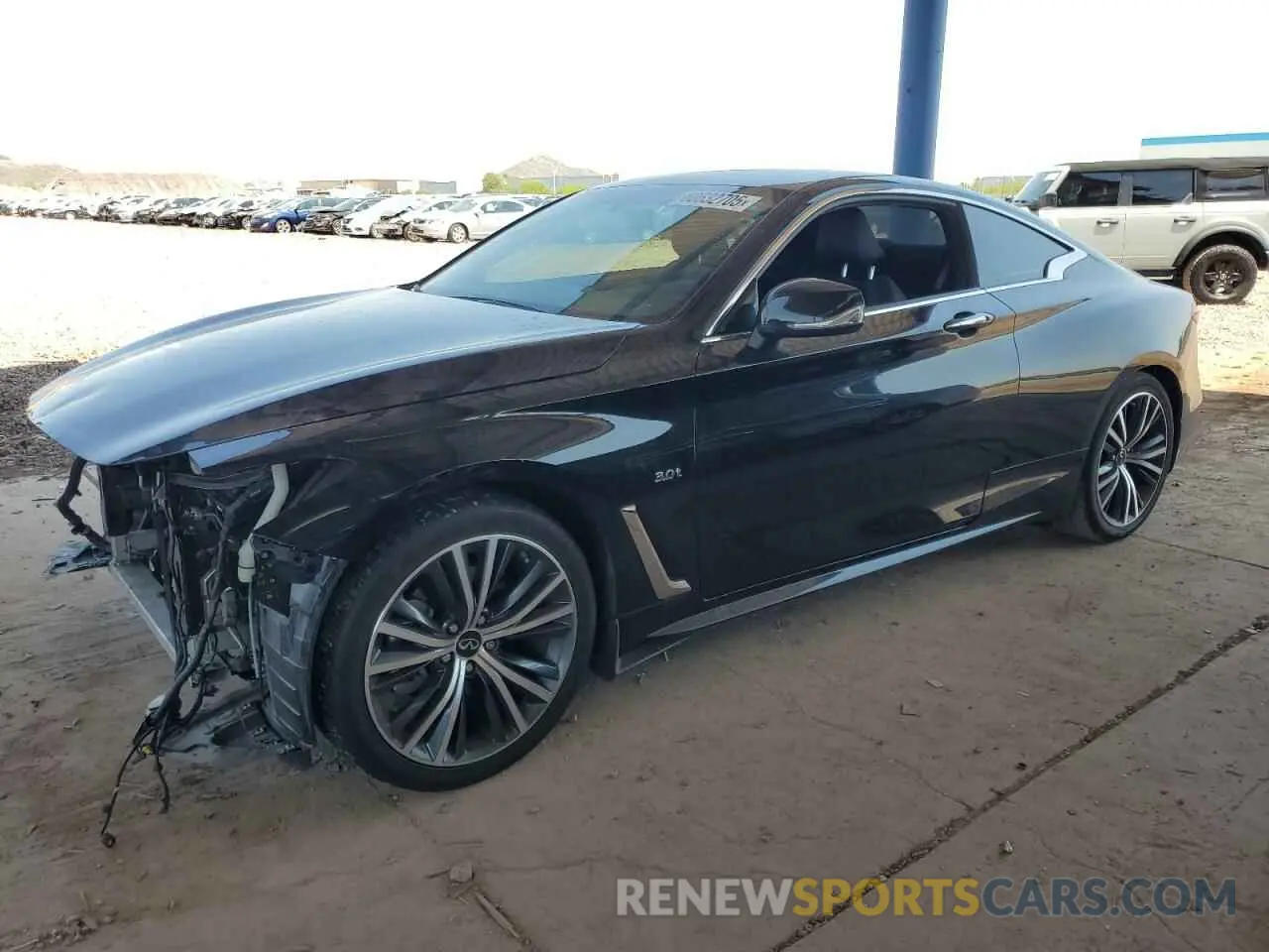 1 Photograph of a damaged car JN1EV7EK6LM340764 INFINITI Q60 2020