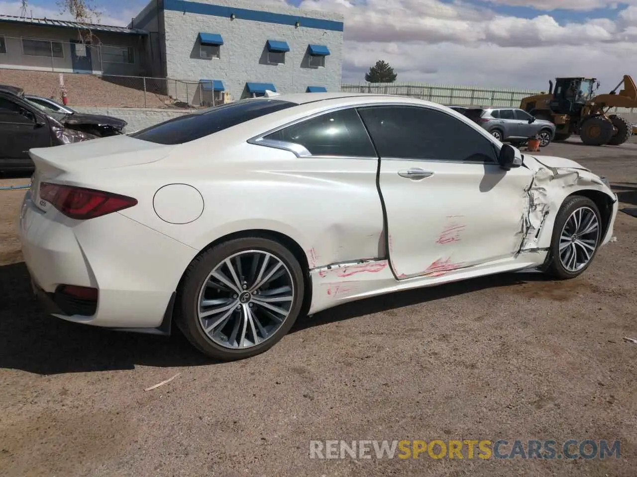 3 Фотография поврежденного автомобиля JN1EV7EL6LM380500 INFINITI Q60 2020