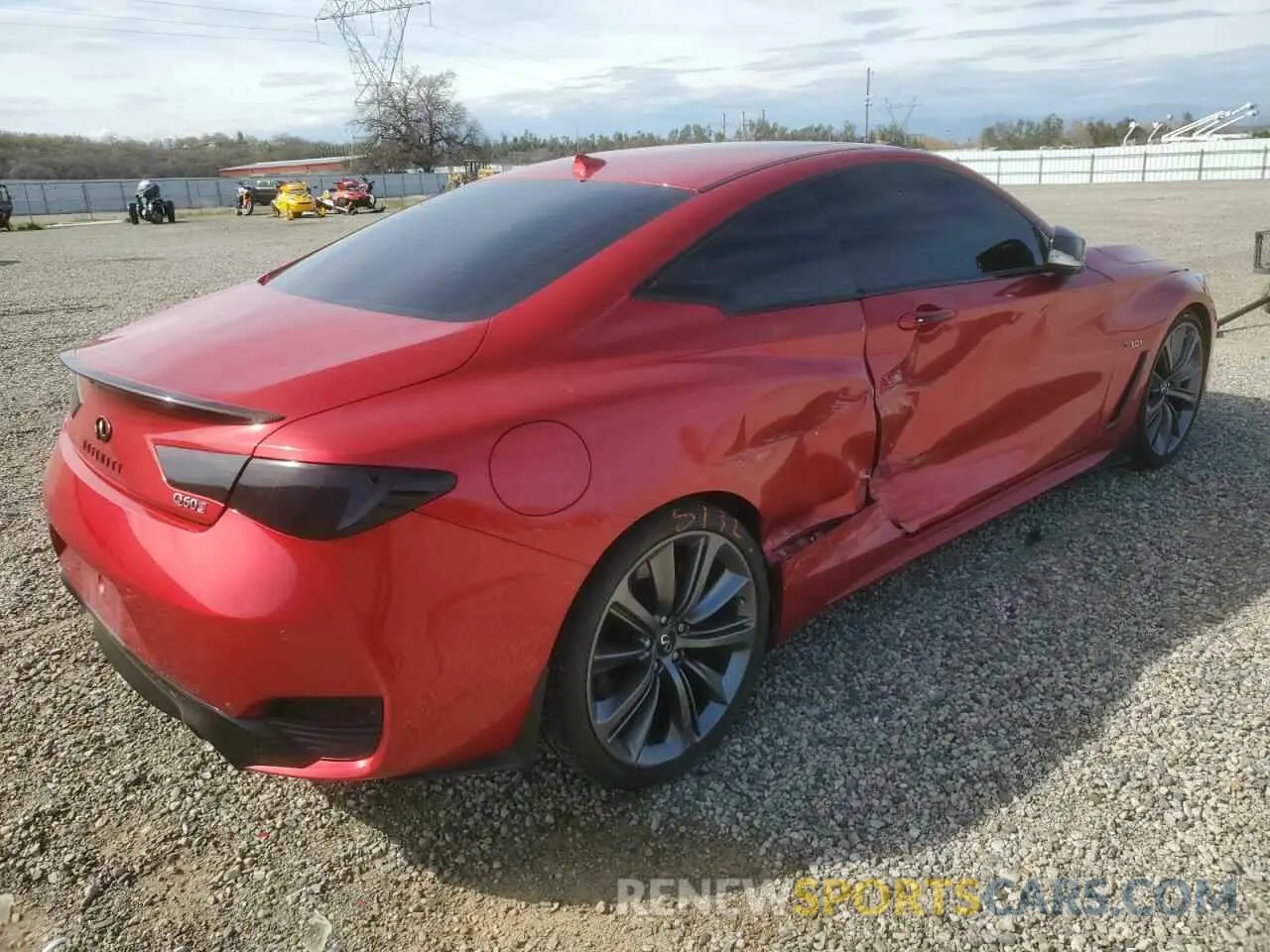 3 Фотография поврежденного автомобиля JN1FV7EK0LM400218 INFINITI Q60 2020