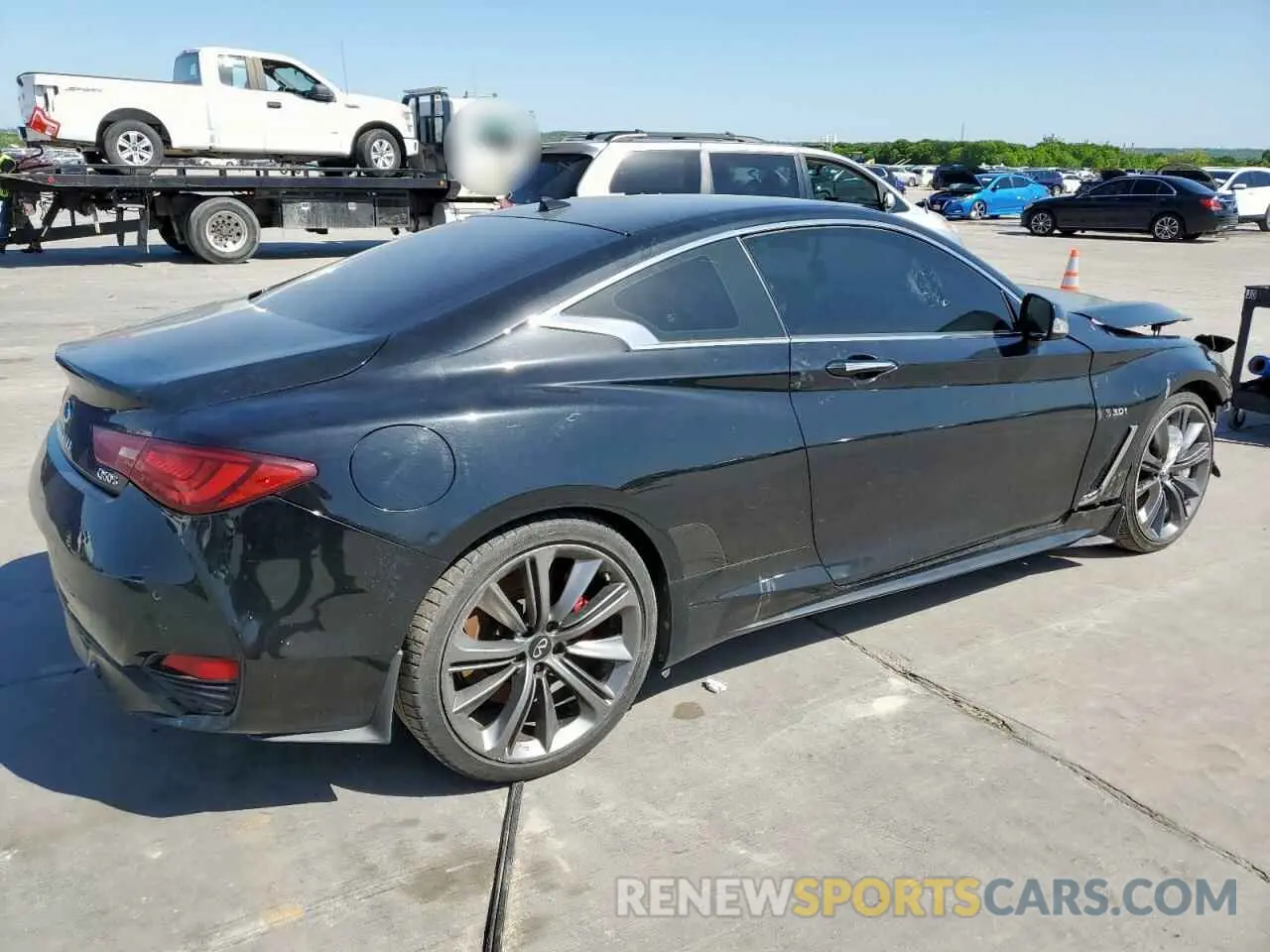 3 Фотография поврежденного автомобиля JN1FV7EL9LM460040 INFINITI Q60 2020
