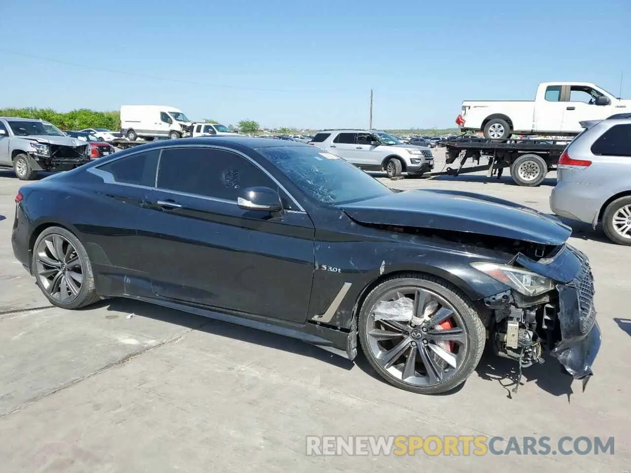 4 Фотография поврежденного автомобиля JN1FV7EL9LM460040 INFINITI Q60 2020
