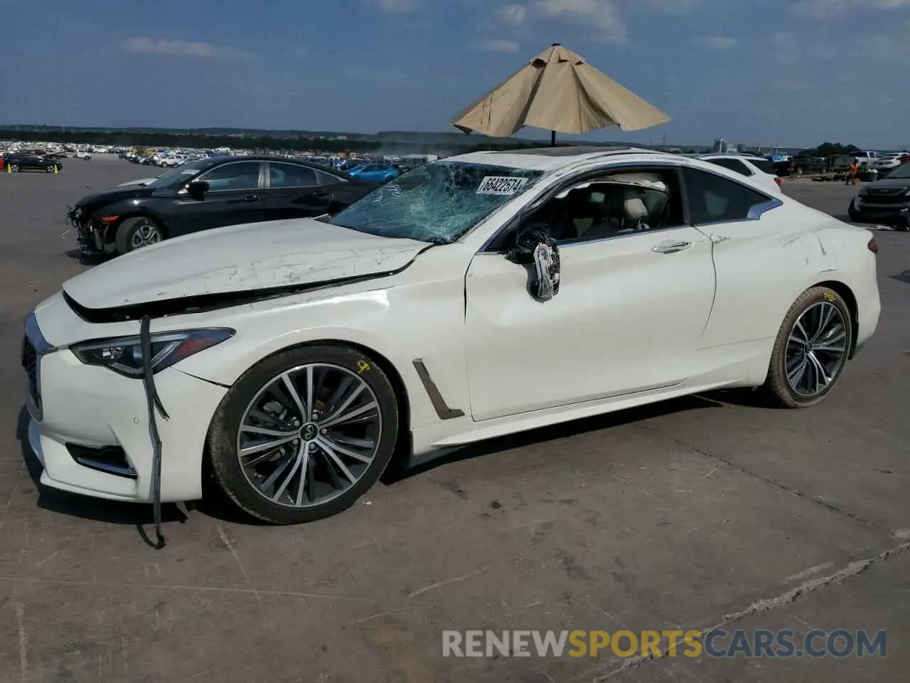 1 Фотография поврежденного автомобиля JN1EV7KK6MM410124 INFINITI Q60 2021