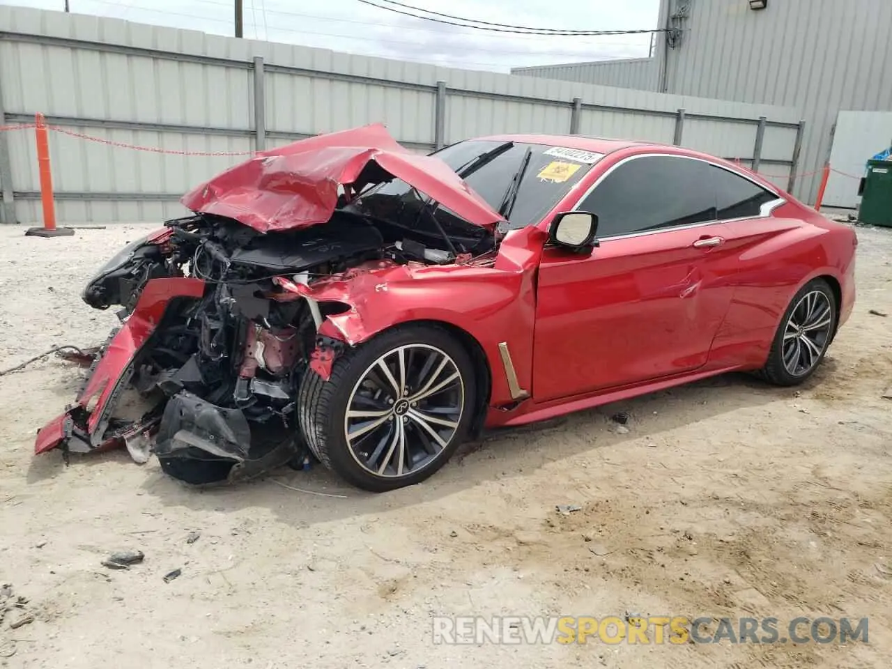 1 Photograph of a damaged car JN1EV7KK8MM410898 INFINITI Q60 2021