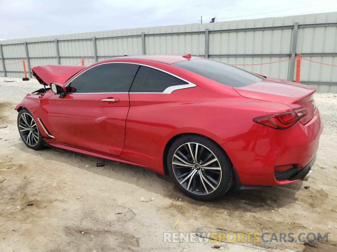 2 Photograph of a damaged car JN1EV7KK8MM410898 INFINITI Q60 2021