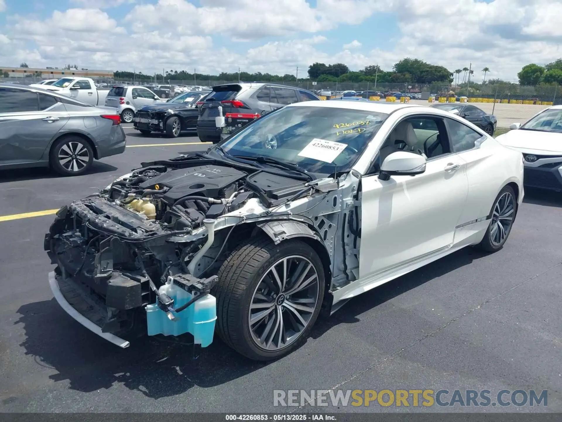2 Фотография поврежденного автомобиля JN1EV7KKXMM410062 INFINITI Q60 2021