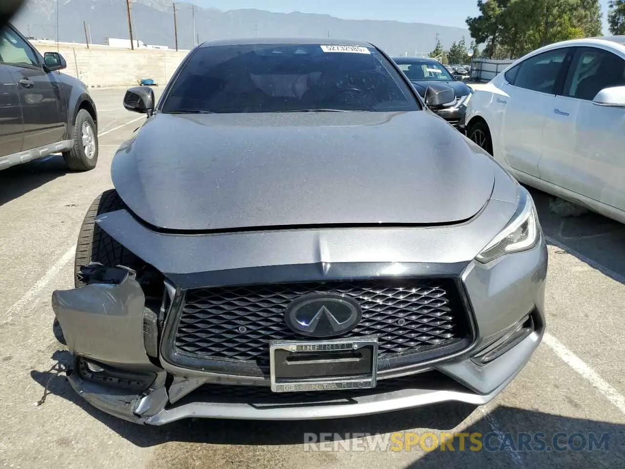 5 Фотография поврежденного автомобиля JN1FV7LK5MM530077 INFINITI Q60 2021