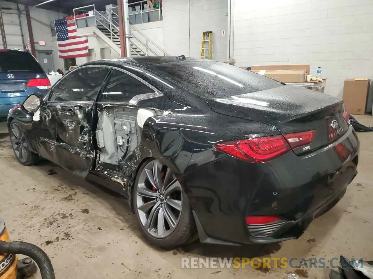 2 Photograph of a damaged car JN1FV7LL0MM560404 INFINITI Q60 2021