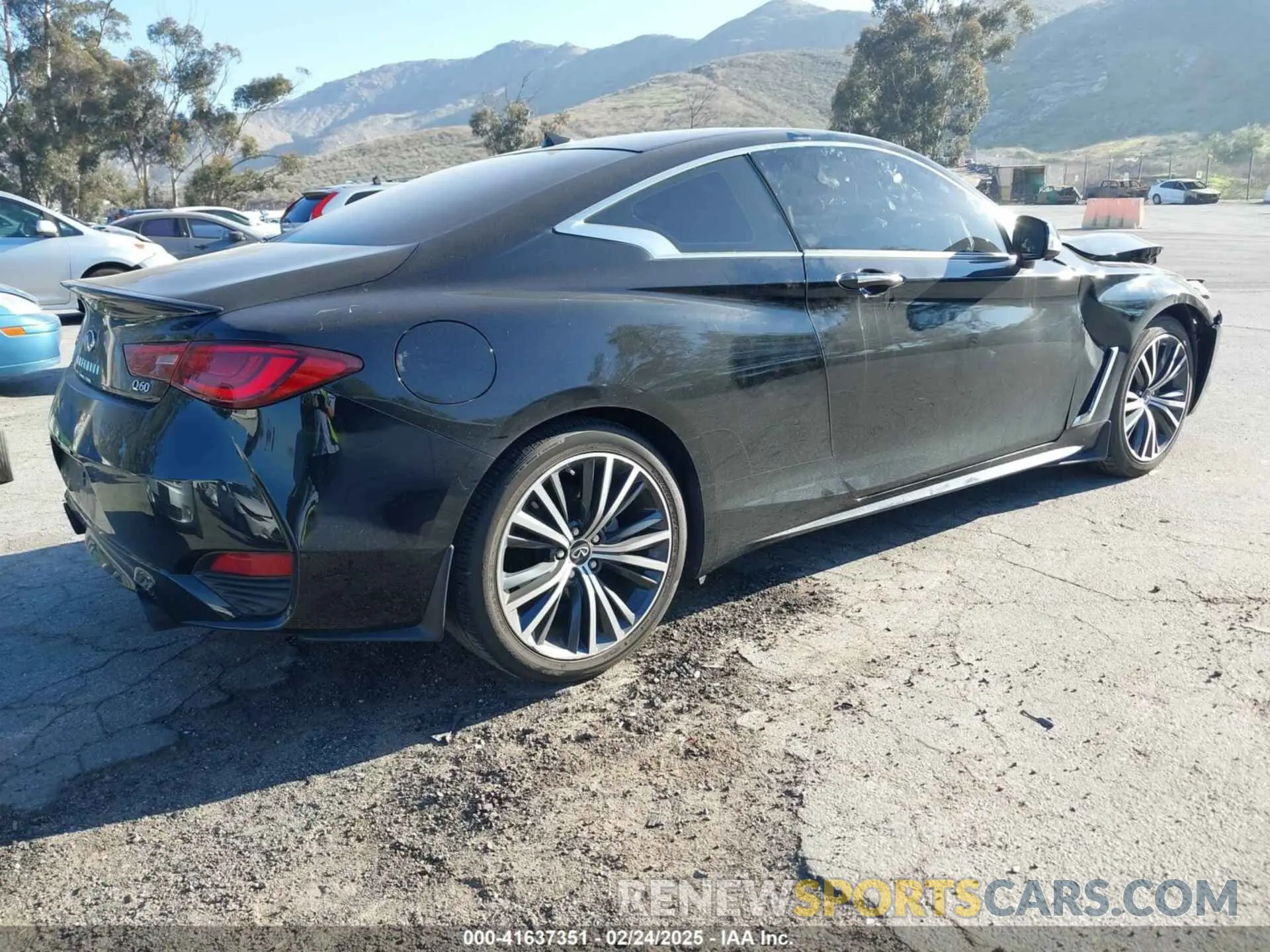 4 Фотография поврежденного автомобиля JN1EV7KK2NM600262 INFINITI Q60 2022