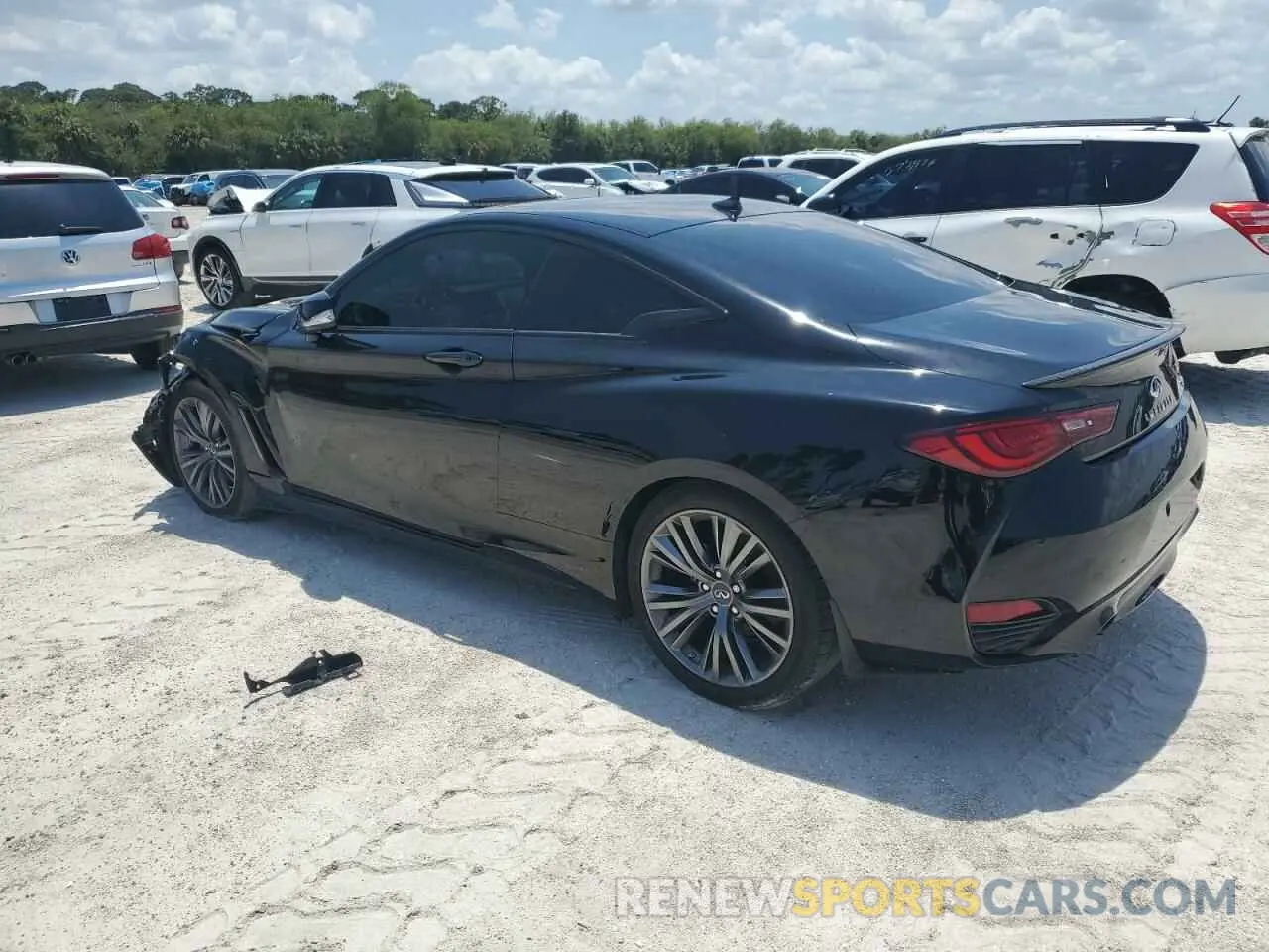 2 Photograph of a damaged car JN1EV7KK5NM600224 INFINITI Q60 2022