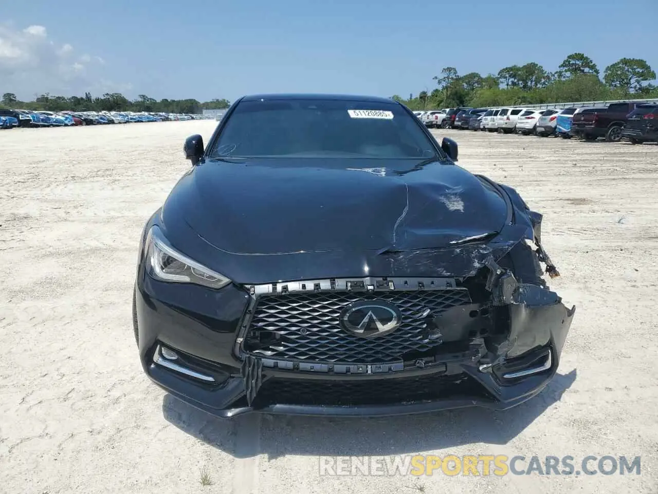 5 Photograph of a damaged car JN1EV7KK5NM600224 INFINITI Q60 2022