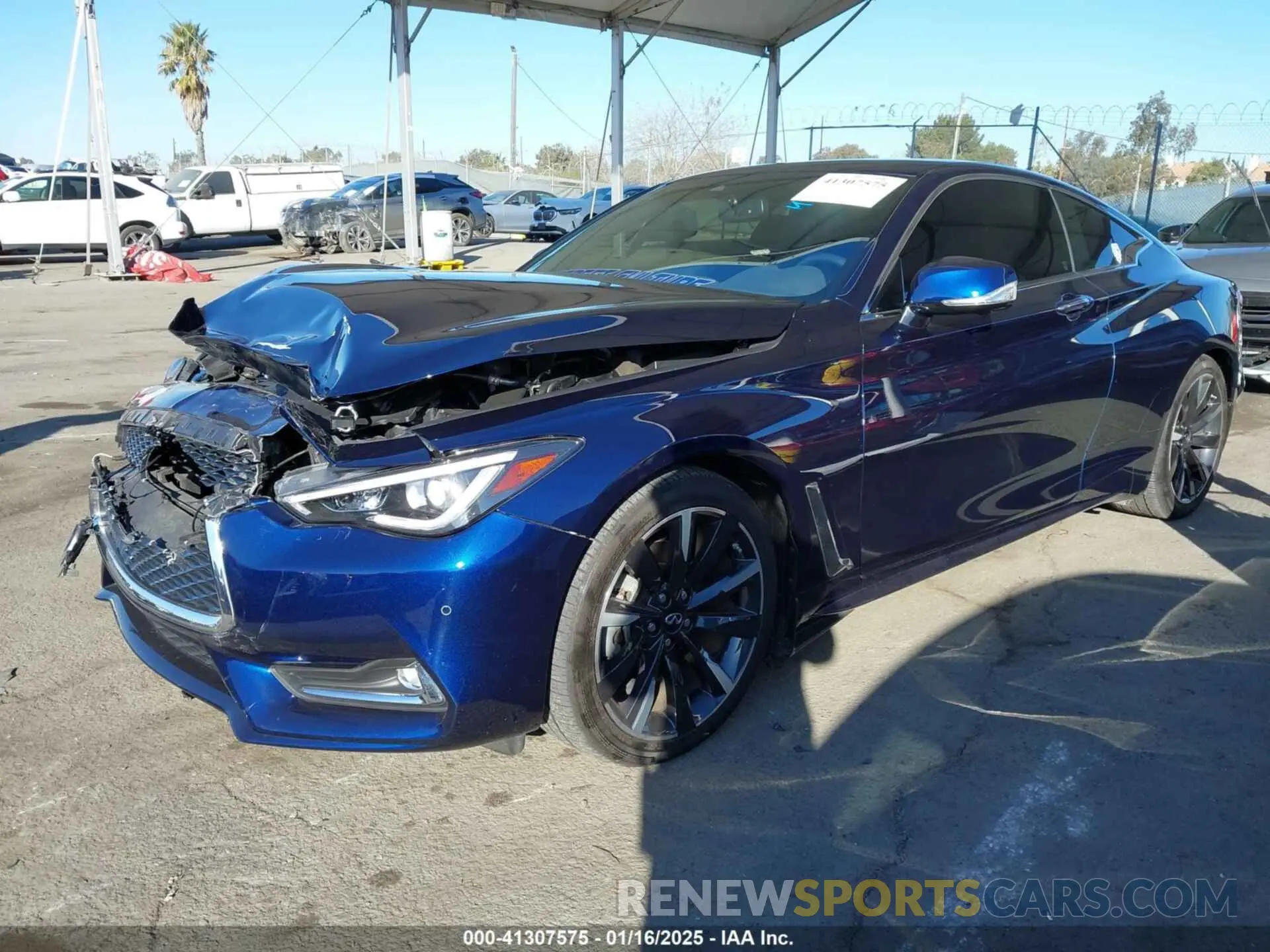 2 Фотография поврежденного автомобиля JN1EV7KK5NM600935 INFINITI Q60 2022