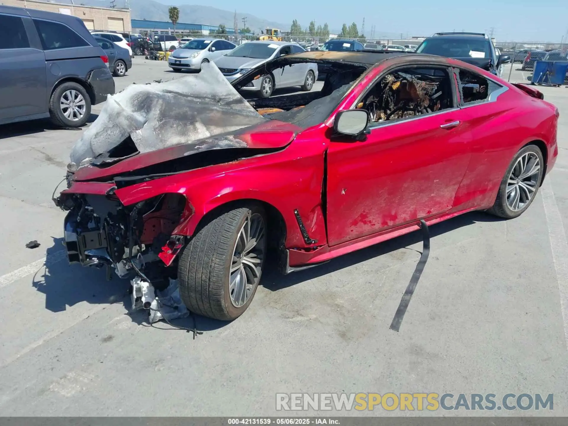 2 Photograph of a damaged car JN1EV7KK8NM600900 INFINITI Q60 2022